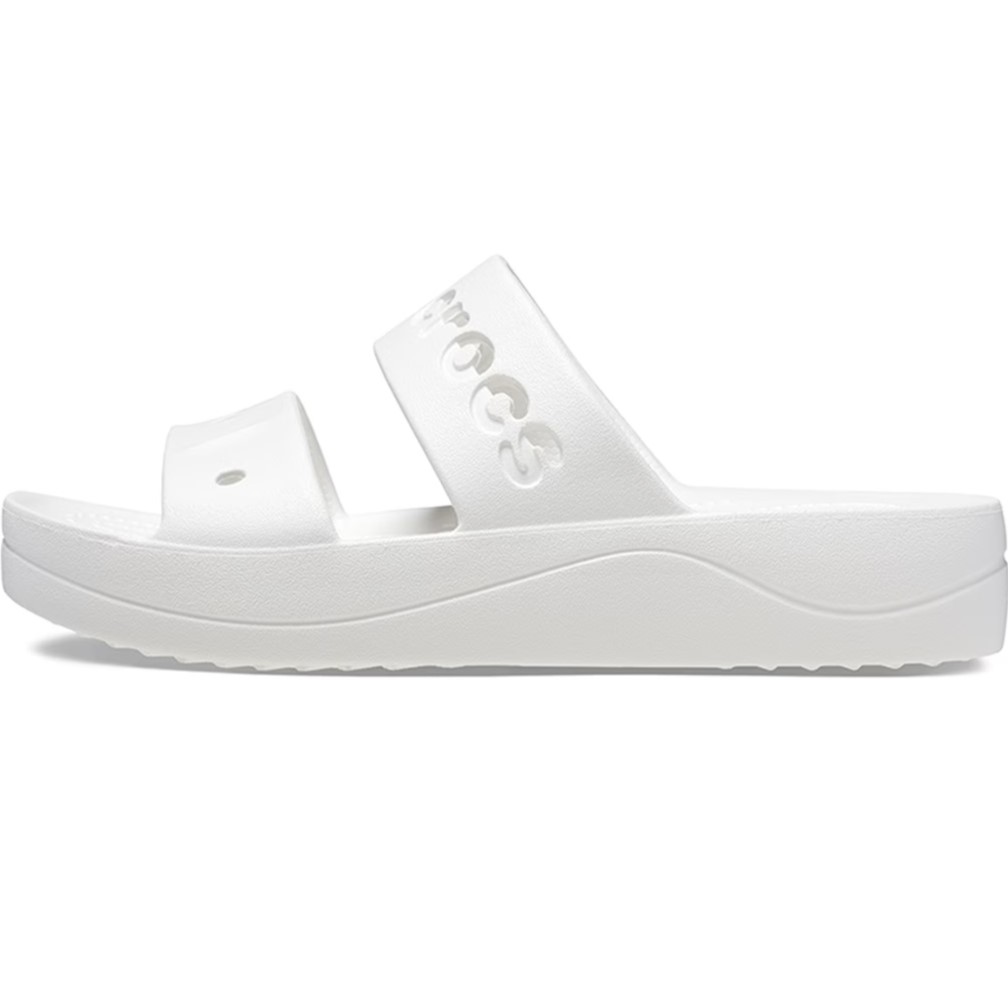 Dép hai quai Sandal nữ Crocs Baya Platform Whit 2