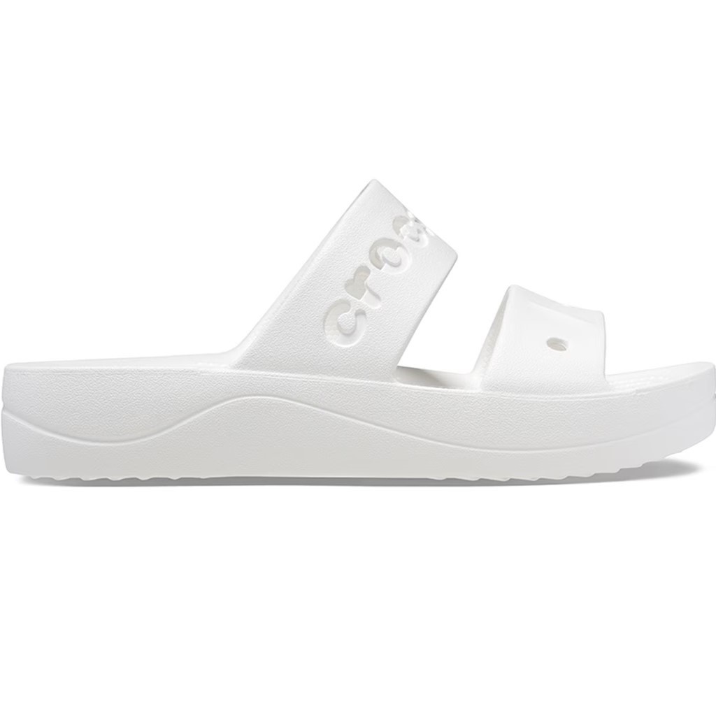 Dép hai quai Sandal nữ Crocs Baya Platform Whit 3