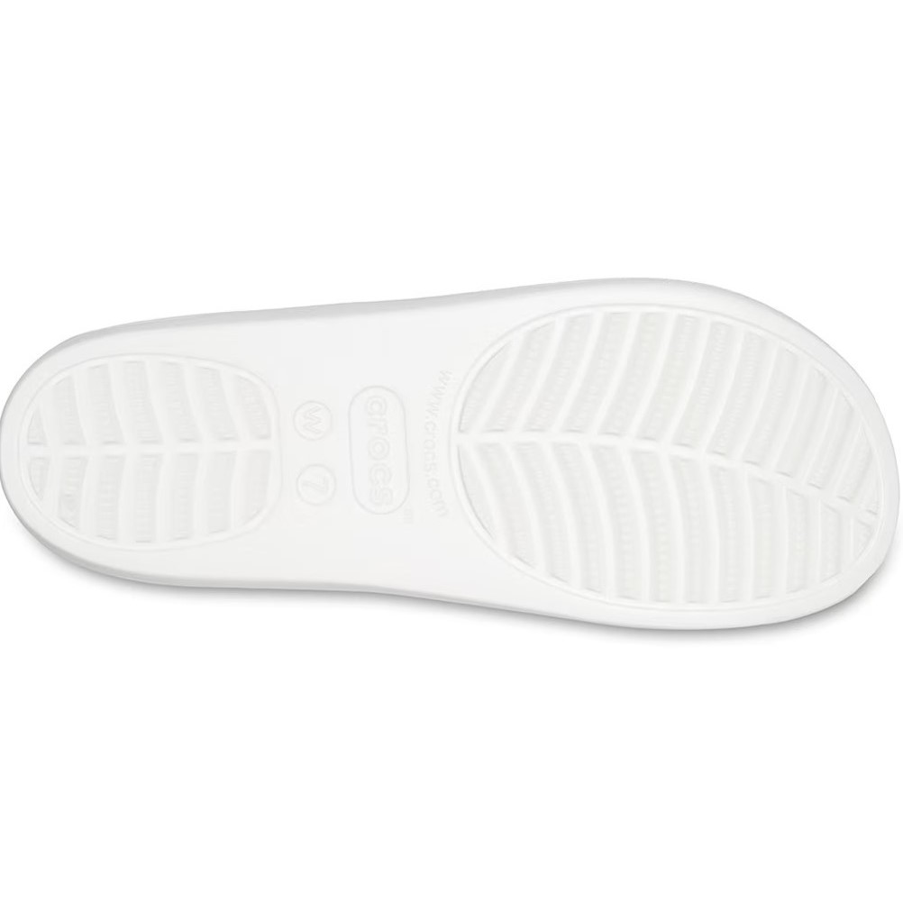 Dép hai quai Sandal nữ Crocs Baya Platform Whit 5
