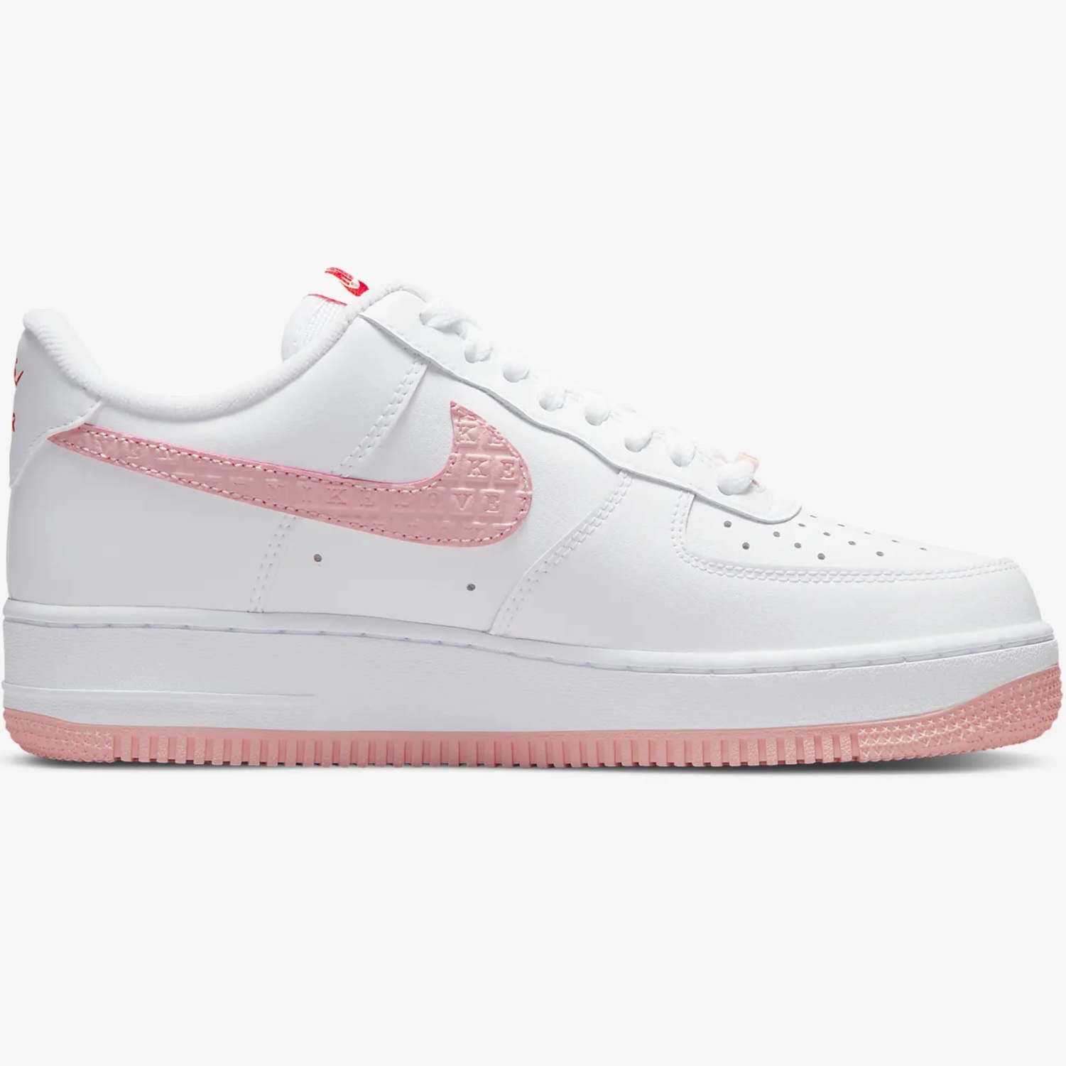GIÀY NỮ NIKE AIR FORCE 1 07 LOW VD VALENTINE S DAY WHITE ATMOSPHERE UNIVERSITY RED SAIL DQ9320-100 2