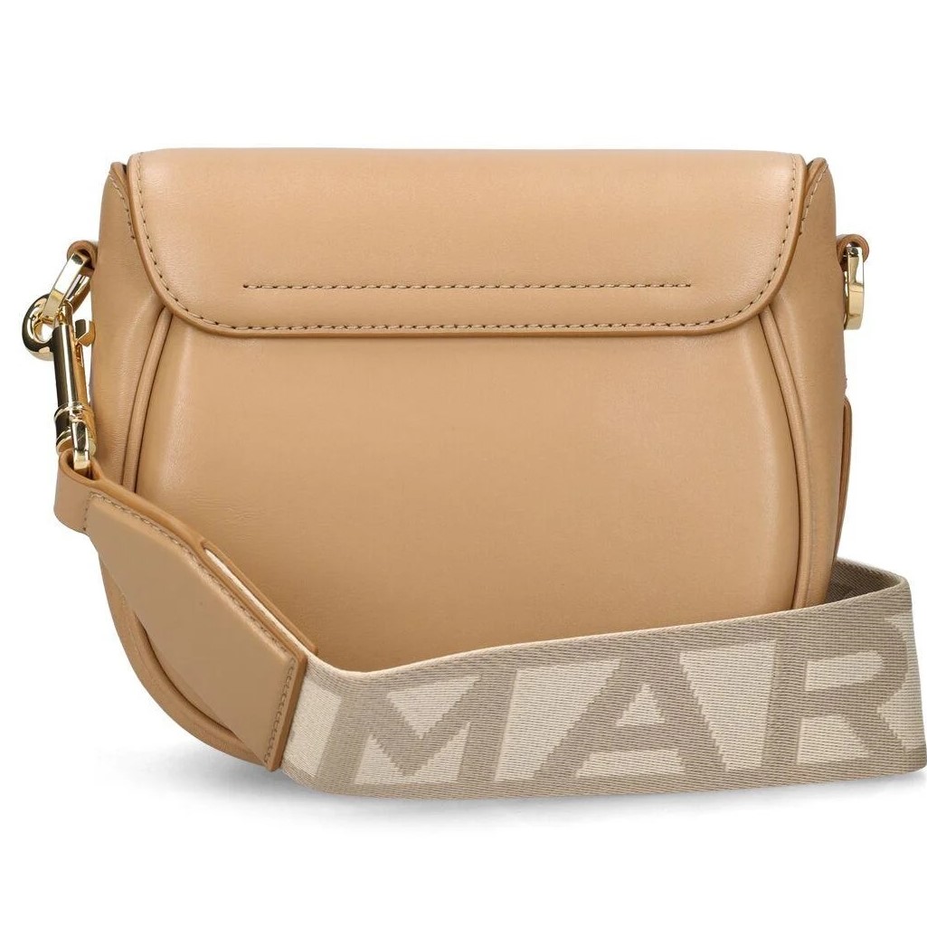 TÚI ĐEO CHÉO MARC JACOBS THE SMALL J MARC LEATHER SADDLE BAG CAMEL 3