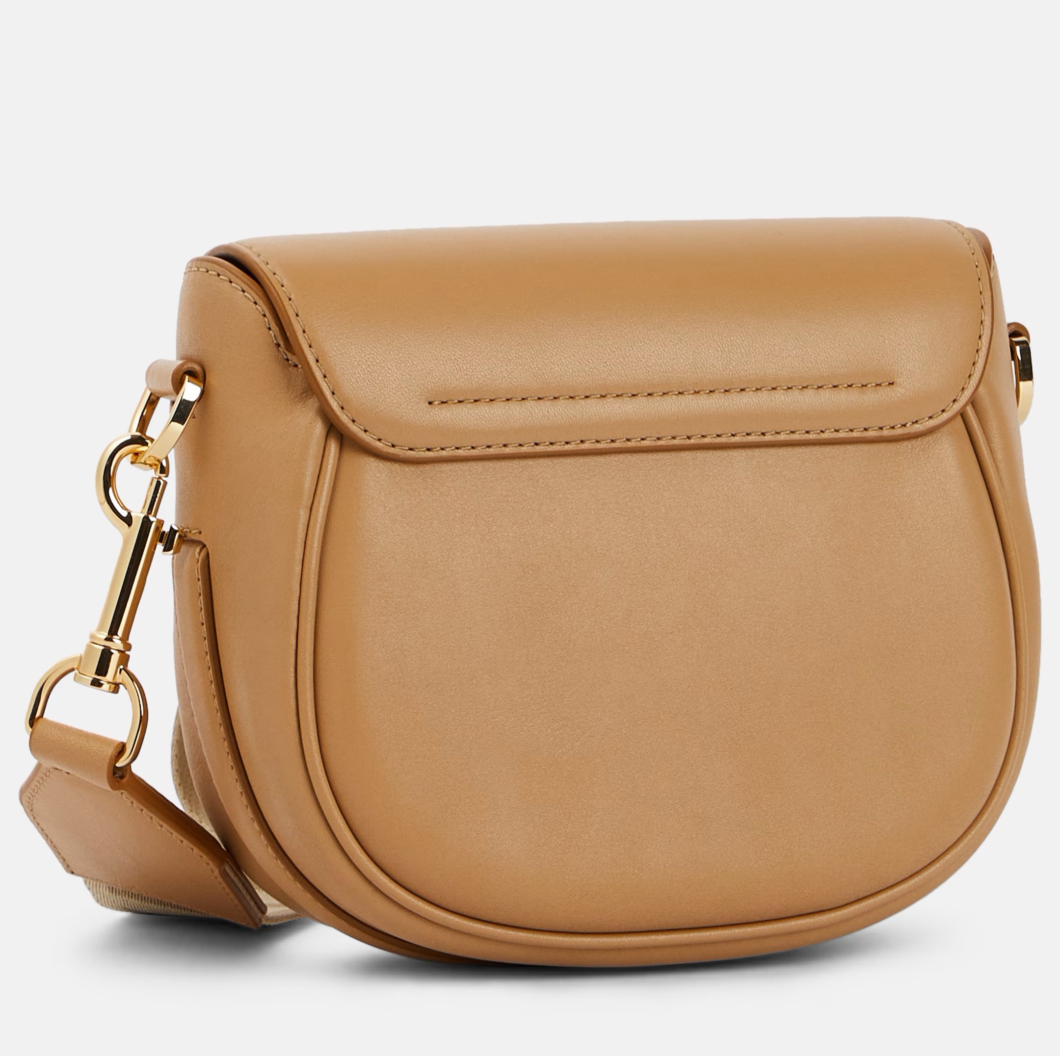 TÚI ĐEO CHÉO MARC JACOBS THE SMALL J MARC LEATHER SADDLE BAG CAMEL 11