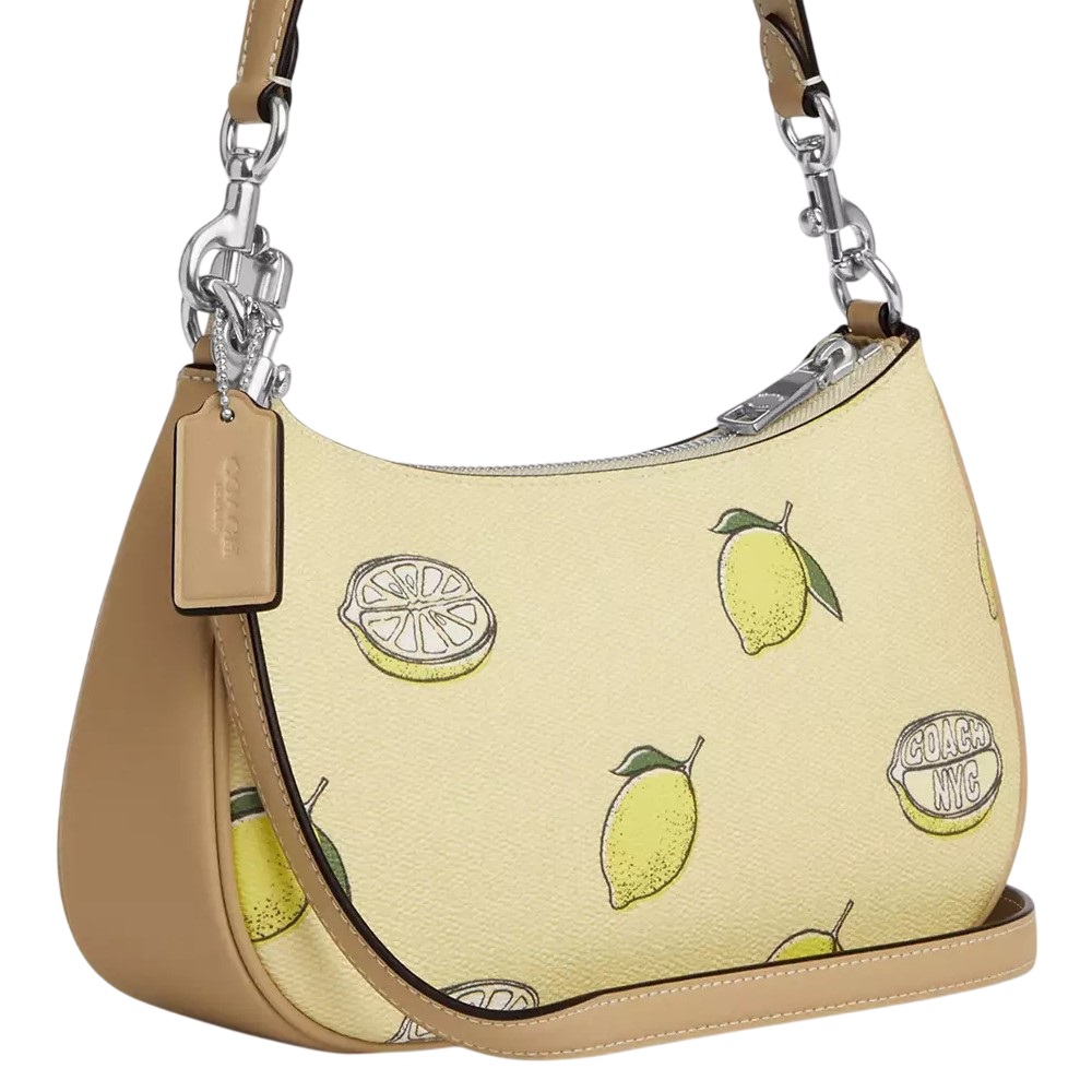 Túi đeo chéo Coach Teri Shoulder Bag With Lemon Print Garden Glade Multi CBA53 7