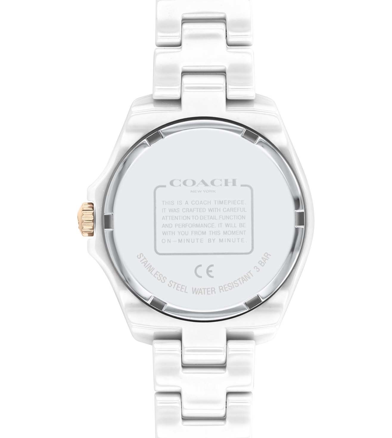 ĐỒNG HỒ NỮ COACH WOMENS 33.25 MM PRESTON MOTHER OF PEARL DIAL STAINLESS STEEL ANALOGUE WATCH 1