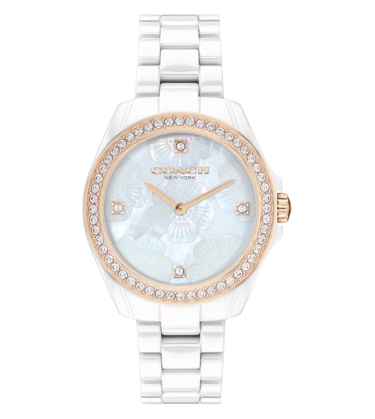 ĐỒNG HỒ NỮ COACH WOMENS 33.25 MM PRESTON MOTHER OF PEARL DIAL STAINLESS STEEL ANALOGUE WATCH 3