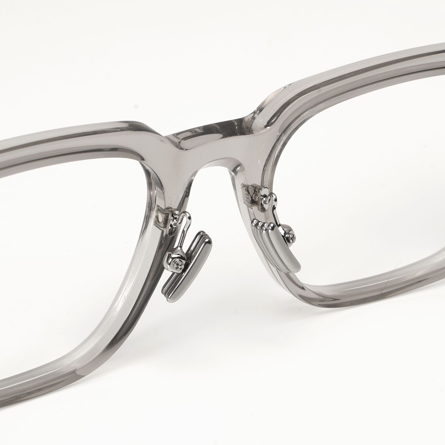 Kính mát gọng cận Gentle Monster Zin GC7 Clear Lenses Square Shape Translucent Gray Acetate Frame 28