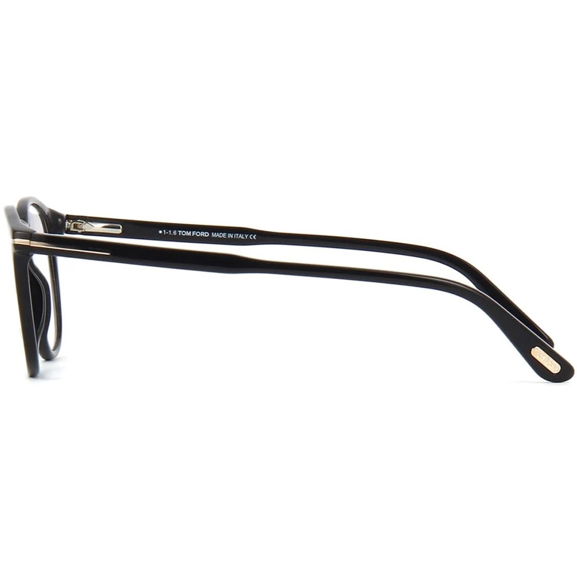 Kính mát giả cận Tom Ford Optical In Round Shiny Black Frame FT5401 001 2