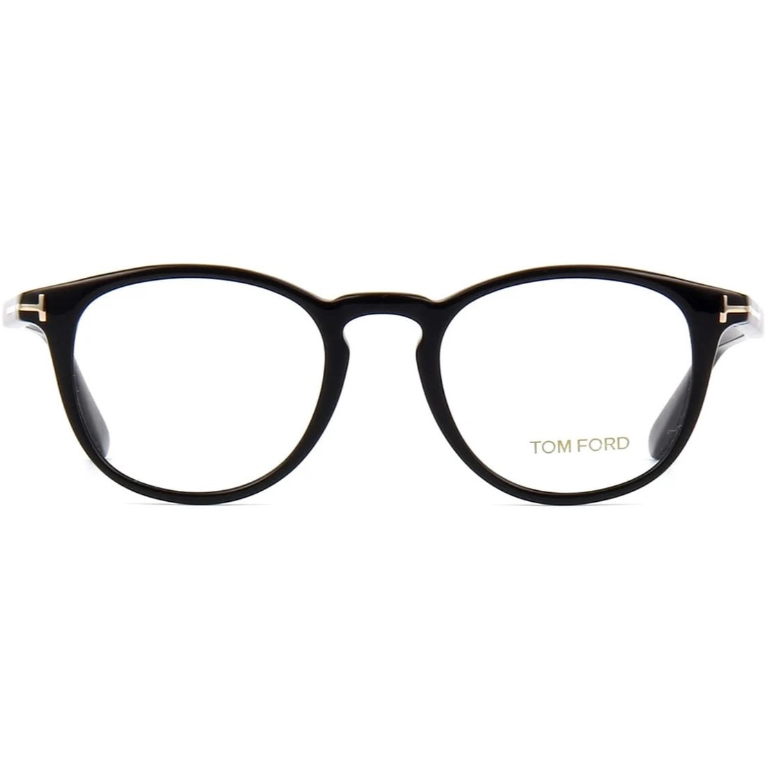 Kính mát giả cận Tom Ford Optical In Round Shiny Black Frame FT5401 001 3