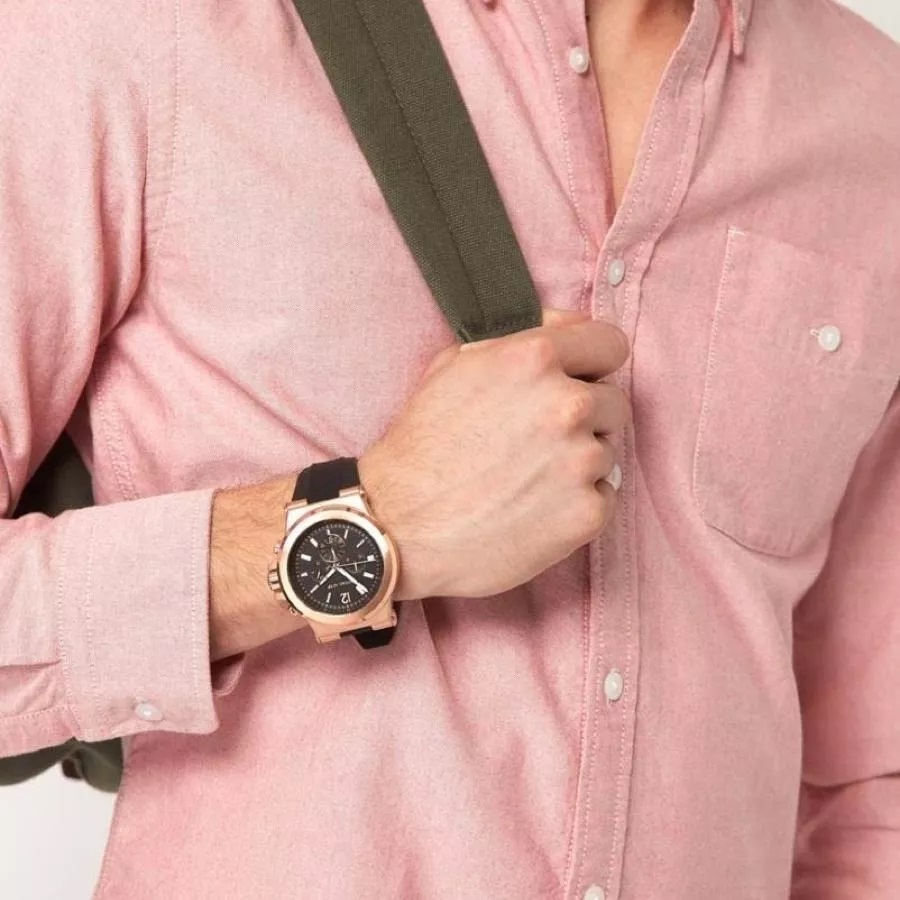 Đồng Hồ đeo tay Nam Michael Kors Dylan Stainless Steel Chronograph Watch MK8184 2