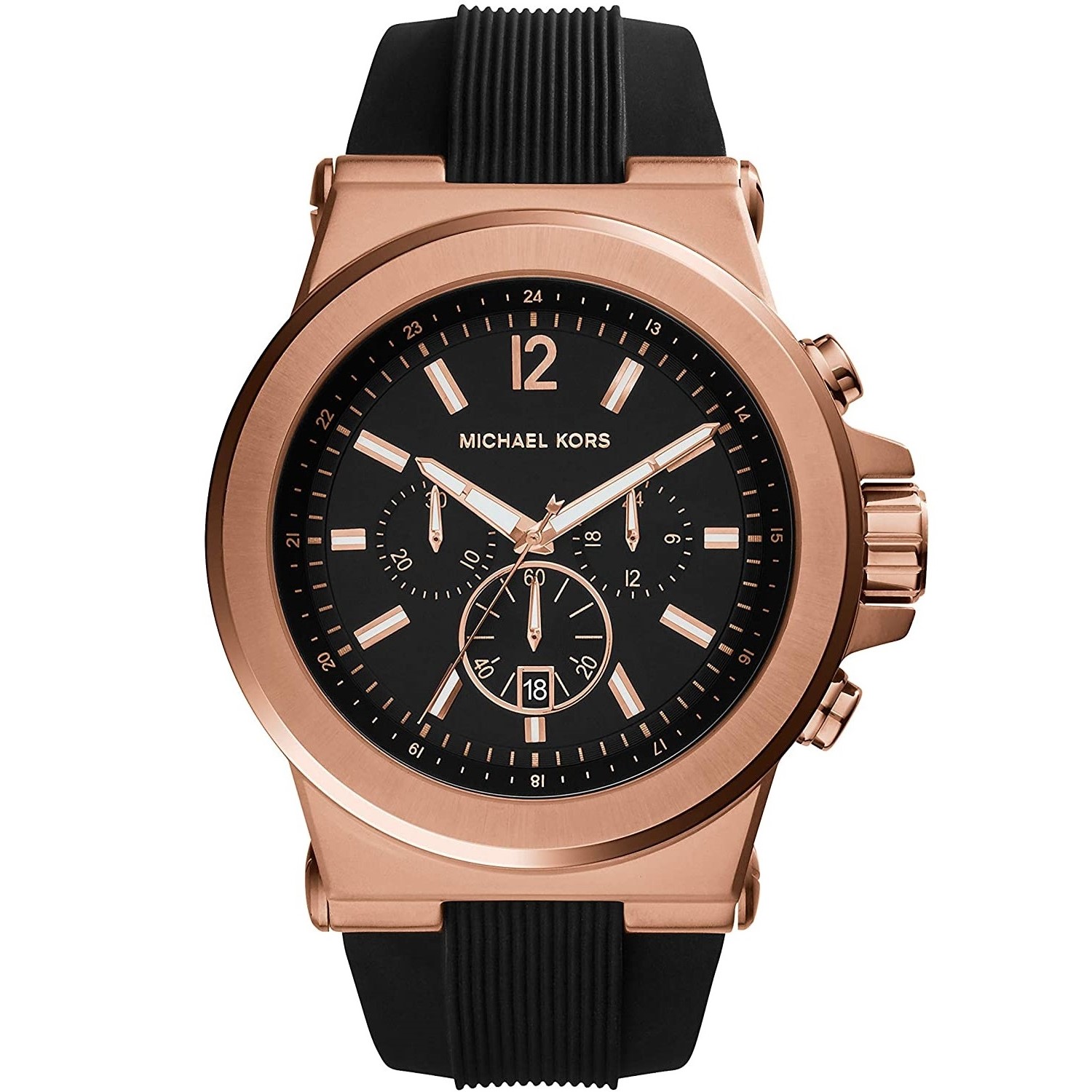 Đồng Hồ đeo tay Nam Michael Kors Dylan Stainless Steel Chronograph Watch MK8184 5