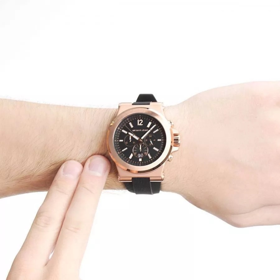 Đồng Hồ đeo tay Nam Michael Kors Dylan Stainless Steel Chronograph Watch MK8184 21