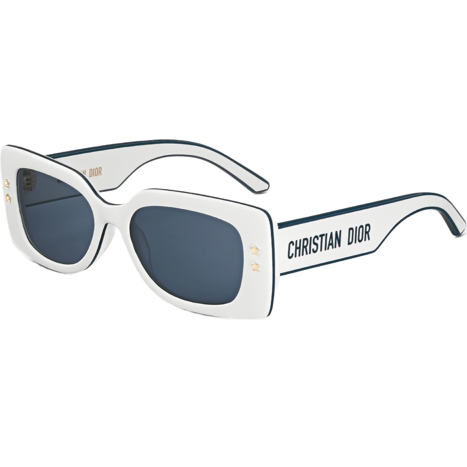 Mắt kính Dior DiorPacific S1U White Rectangular Sunglasses 3