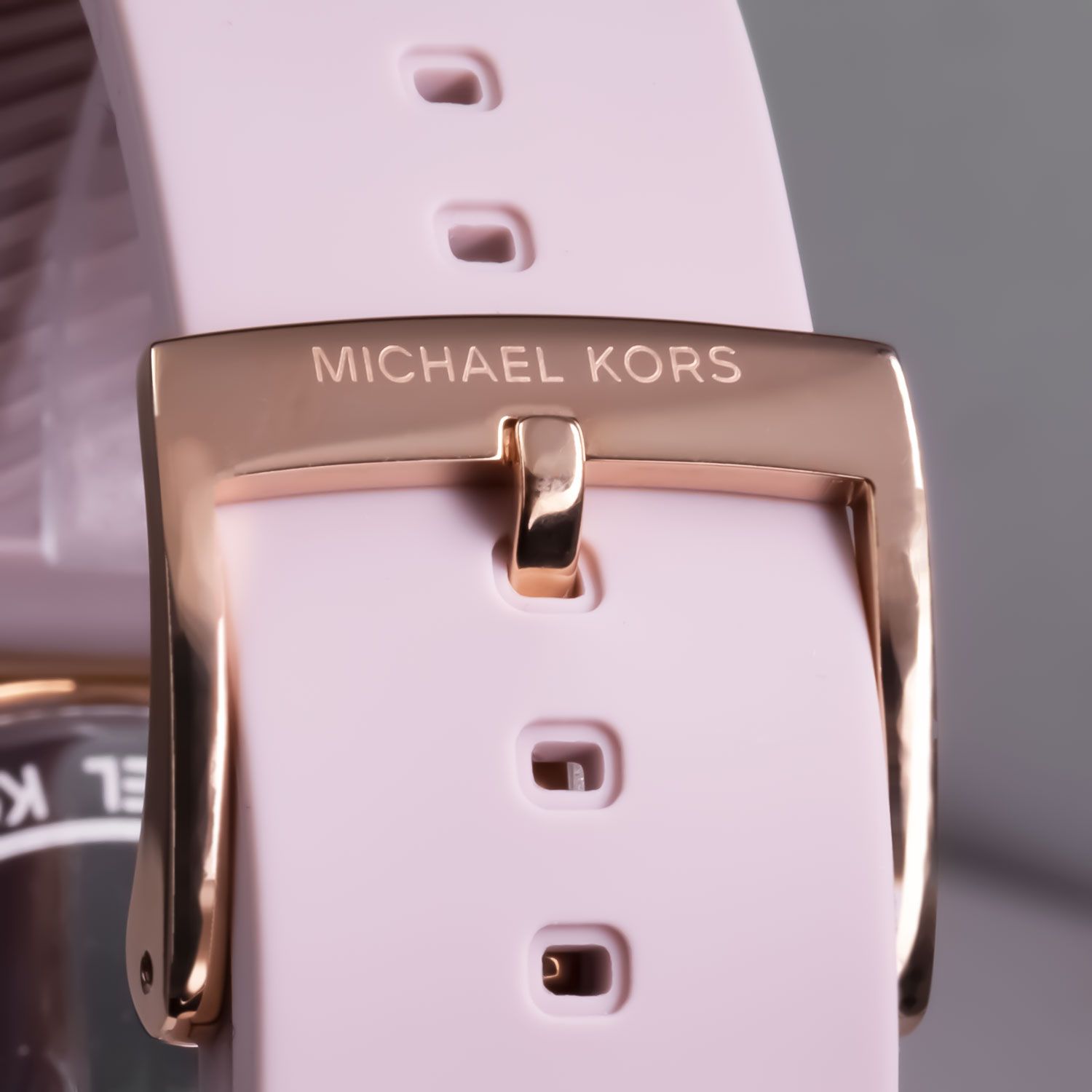 ĐỒNG HỒ ĐEO TAY NỮ MICHAEL KORS RUNWAY JANELLE ROSE GOLD PINK SILICONE WATCH MK7139 4