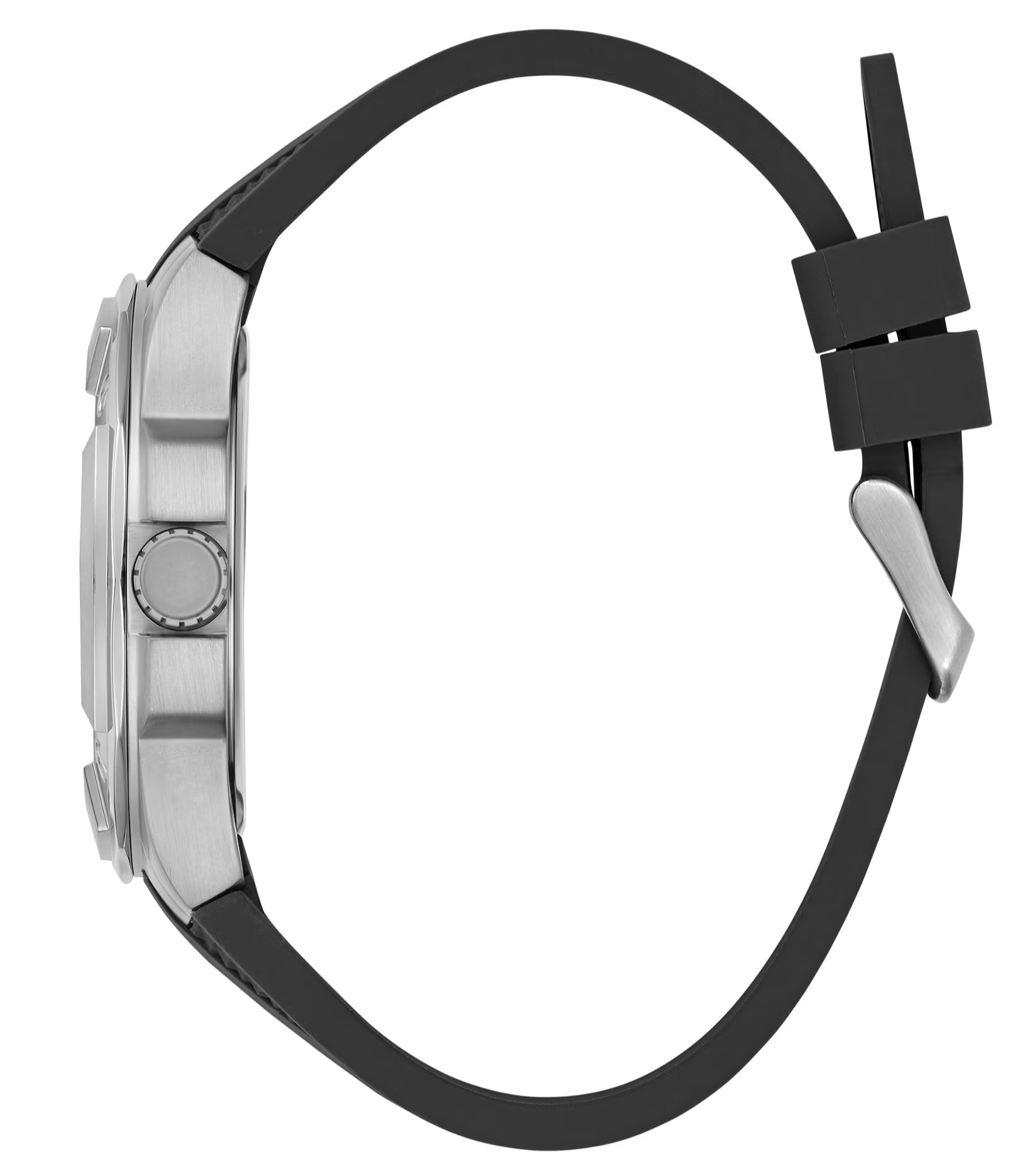 Đồng hồ đeo tay nam Guess Mens Black Silver Tone Multi-function Watch GW0716G1 5