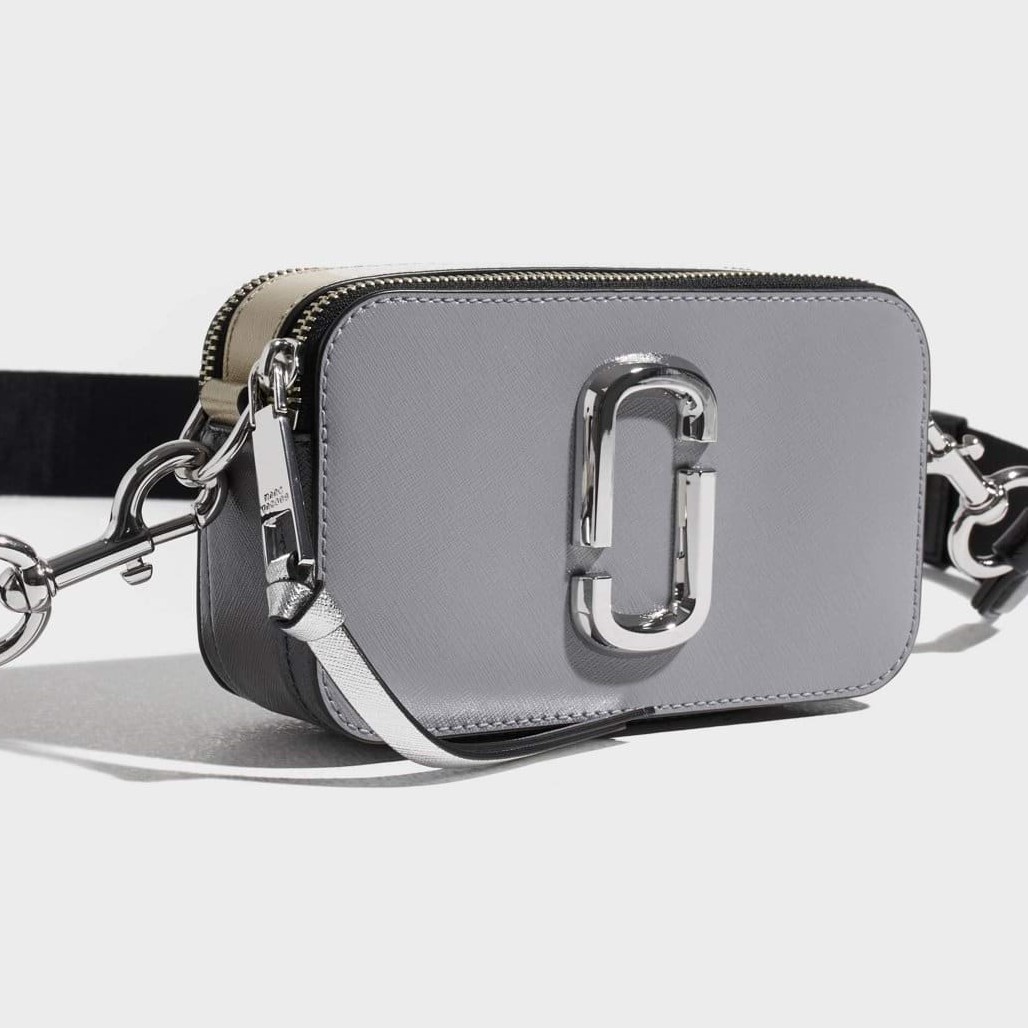 Túi nữ Marc Jacobs màu xám The Snapshot Crossbody Bag In Wolf Grey Multi 26