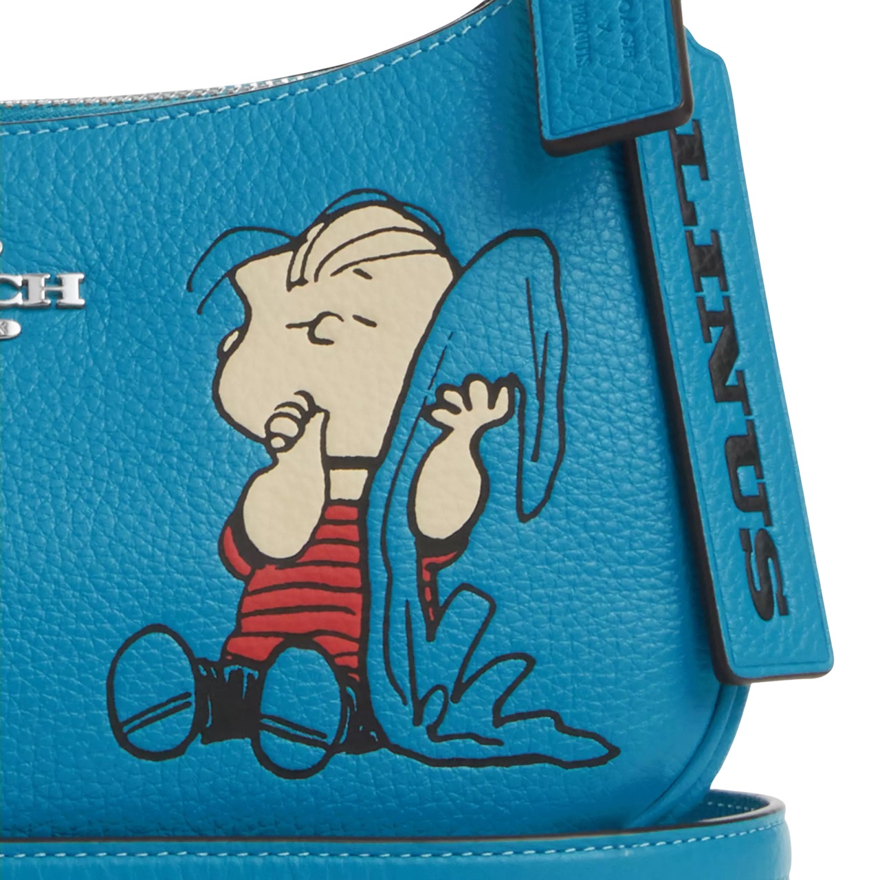 Túi đeo chéo Coach X Peanuts Teri Shoulder Bag With Linus Parrot Blue Multi CBM31 3
