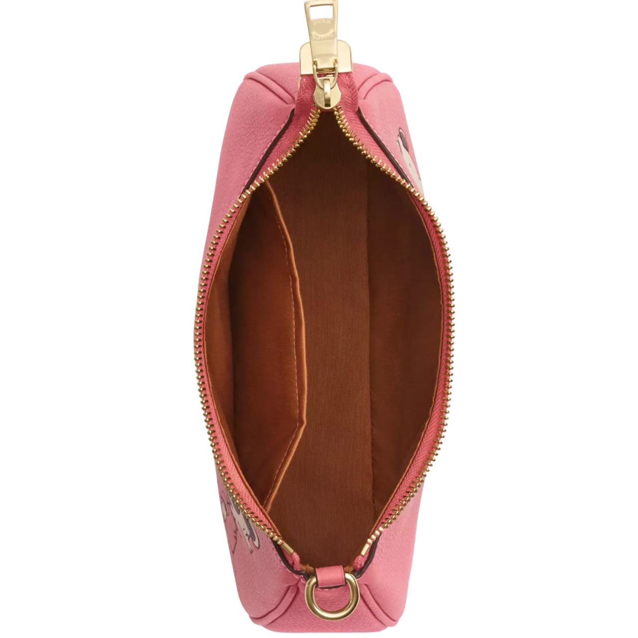 Túi đeo chéo Coach X Peanuts Teri Shoulder Bag With Lucy Bright Coral Multi CBM32 3