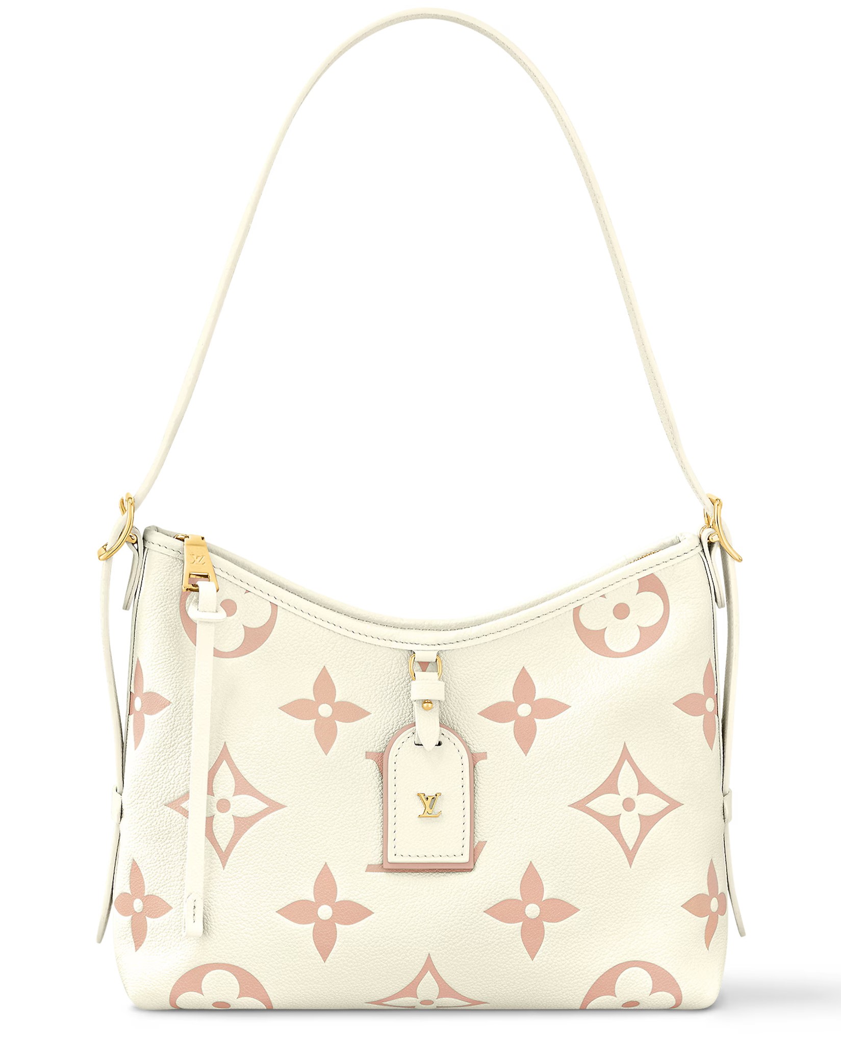 Túi xách Louis Vuitton CarryAll PM Bicolor Monogram Empreinte Leather Latte Chamallow 8