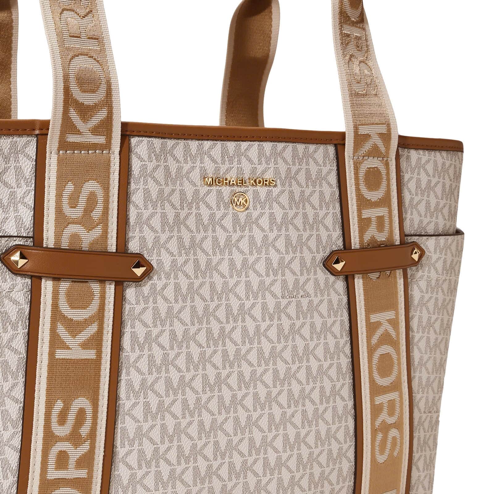 Túi xách Michael Kors Maeve Large Monogram Tote Bag Vanilla White 30T2G5VT3B149 1