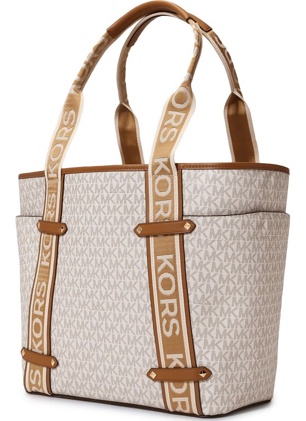 Túi xách Michael Kors Maeve Large Monogram Tote Bag Vanilla White 30T2G5VT3B149 3
