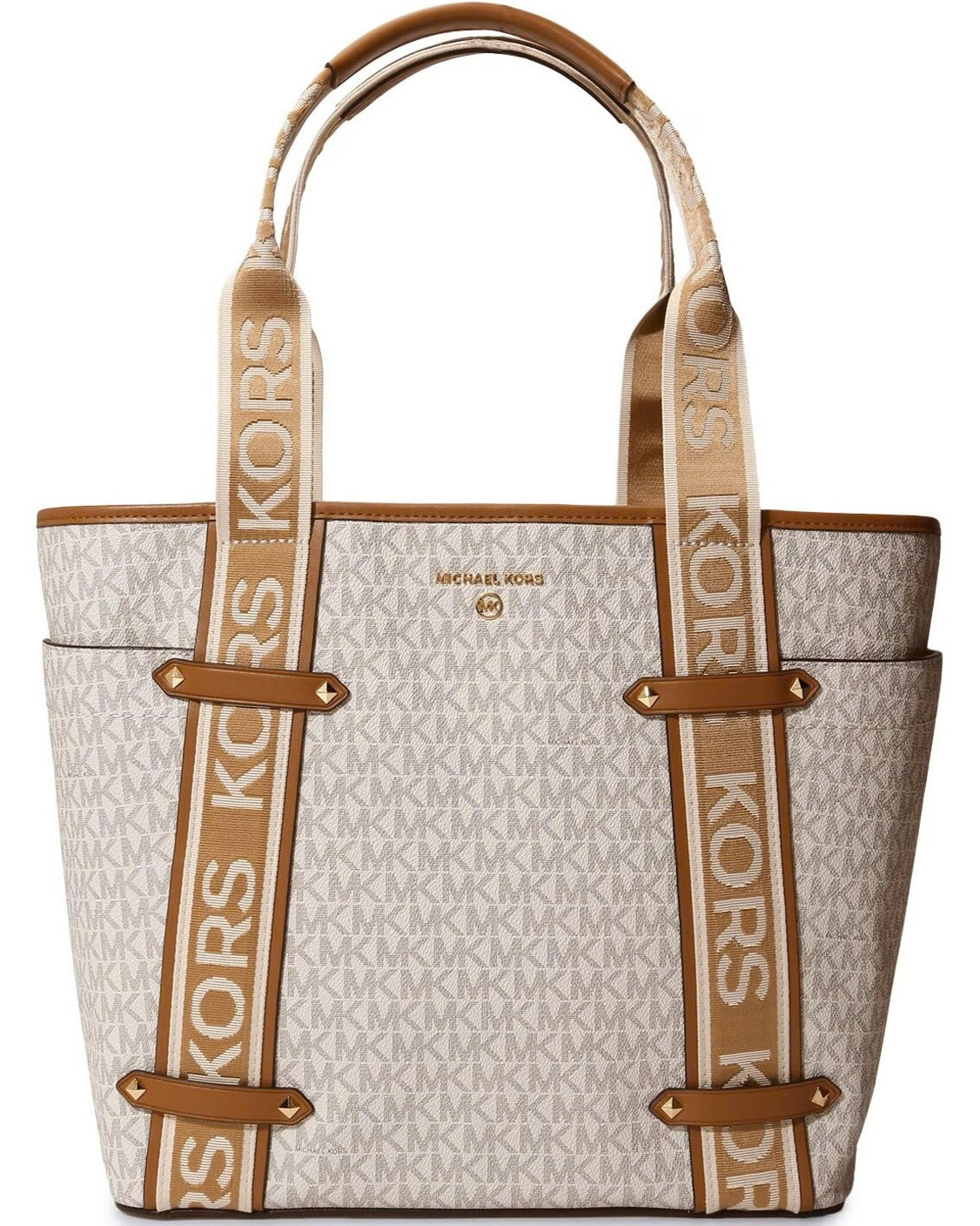 Túi xách Michael Kors Maeve Large Monogram Tote Bag Vanilla White 30T2G5VT3B149 7