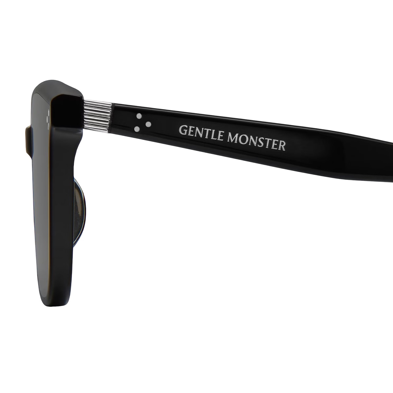 Kính GM Gentle Monster By Row 01 Black Lenses Black Acetate Frame 4