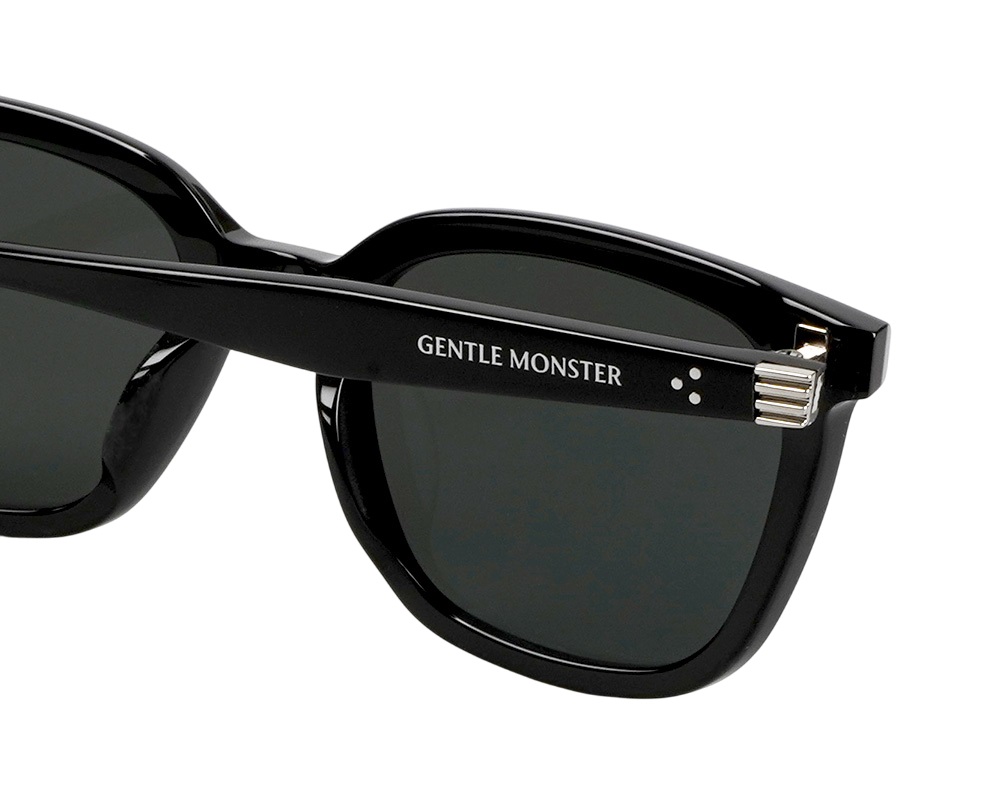 Kính GM Gentle Monster By Row 01 Black Lenses Black Acetate Frame 5