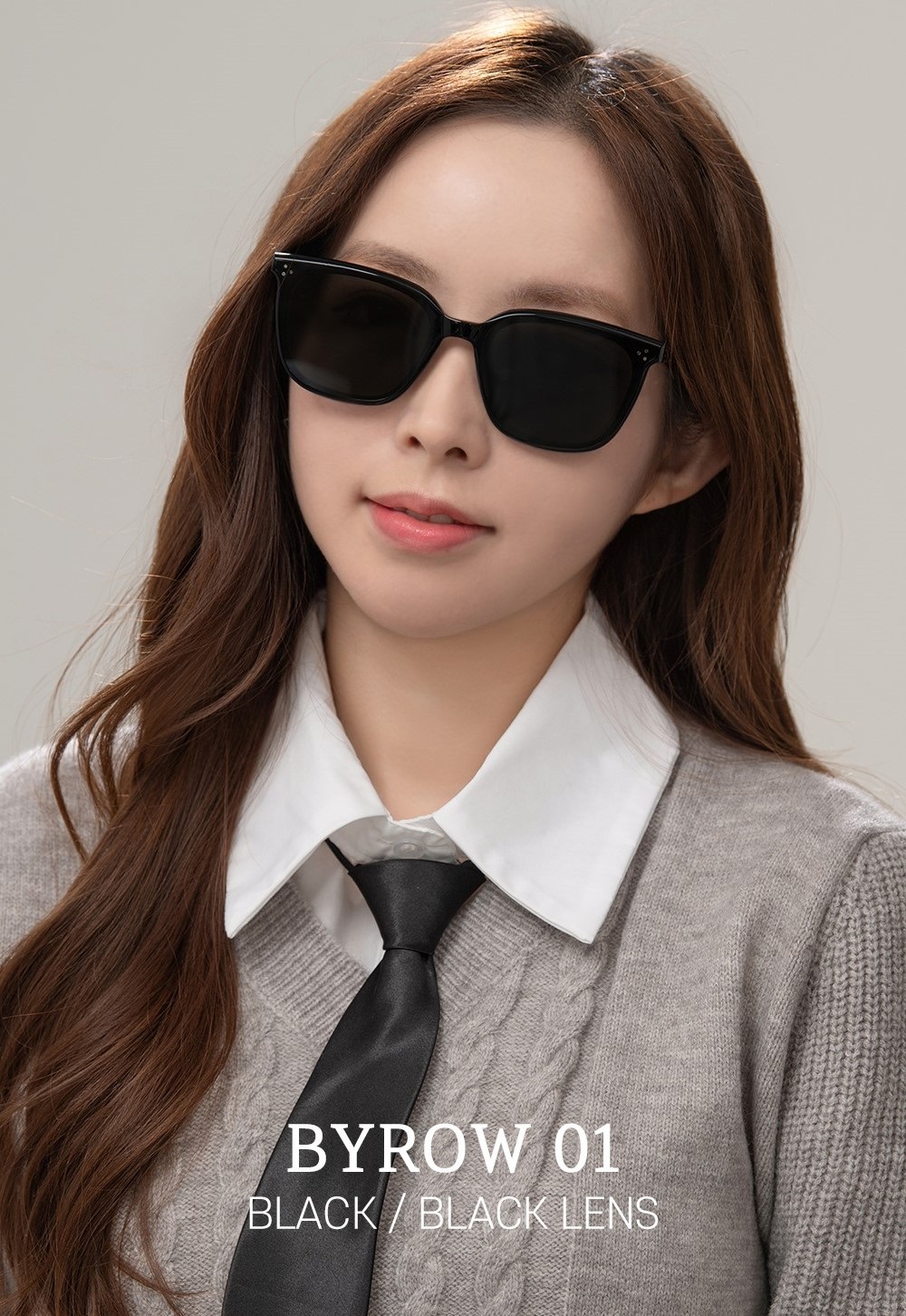Kính GM Gentle Monster By Row 01 Black Lenses Black Acetate Frame 3