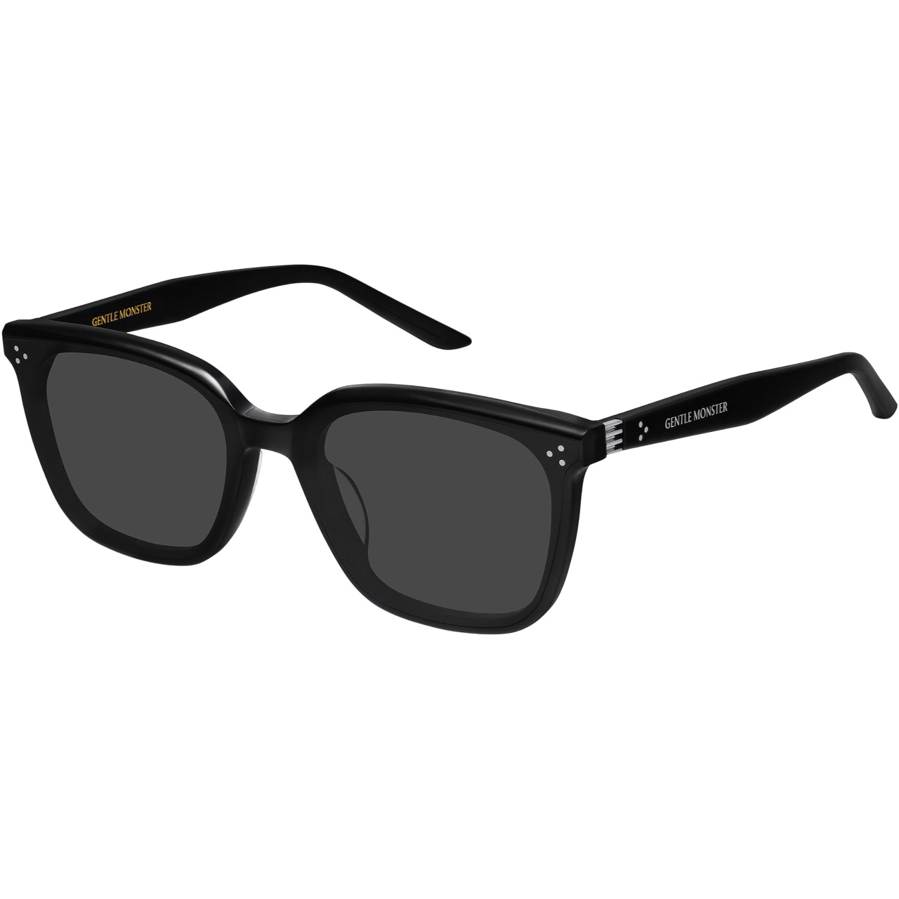 Kính GM Gentle Monster By Row 01 Black Lenses Black Acetate Frame 11