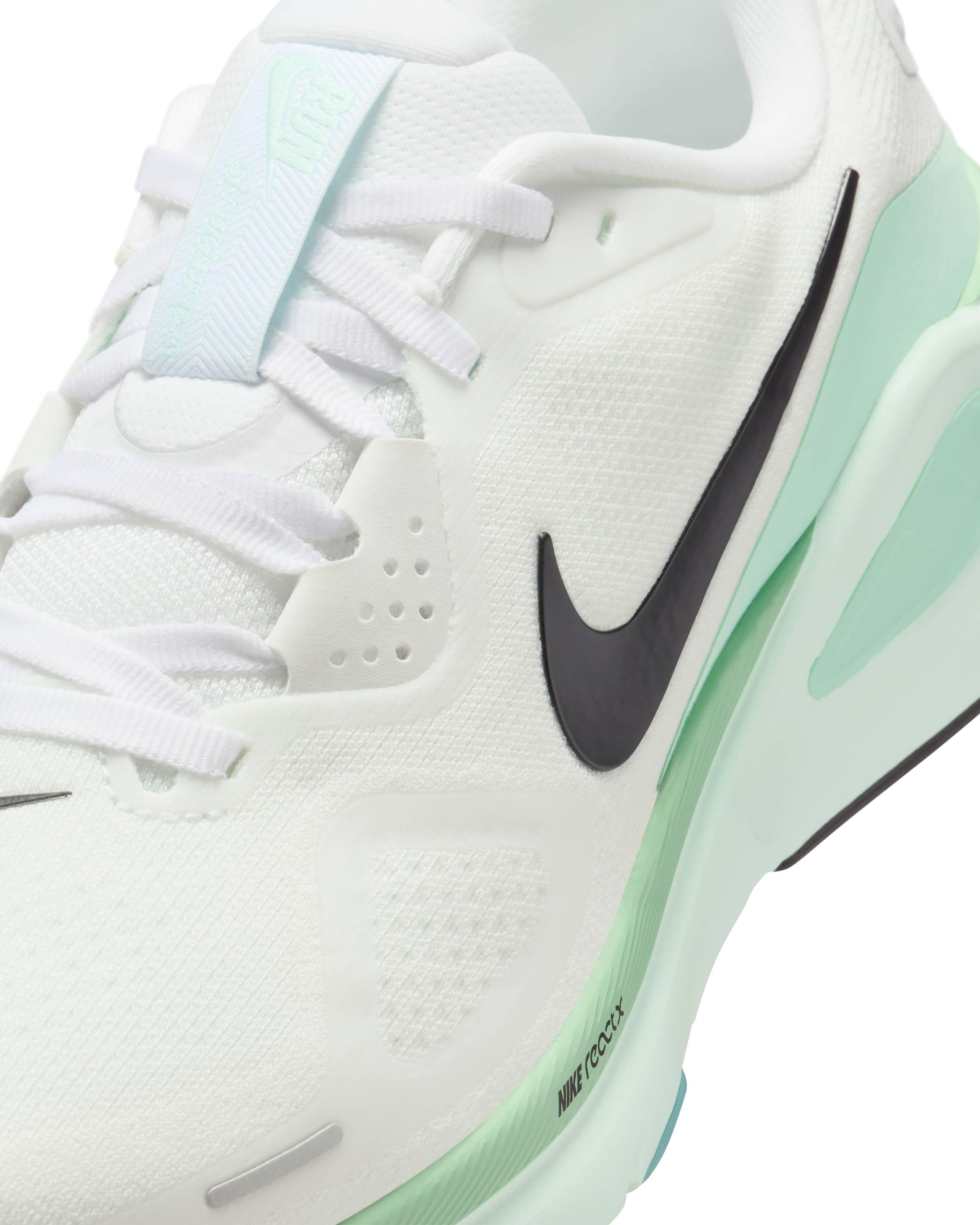 Giày thể thao Nike Structure 26 Road Running Shoes White Barely Green HJ1101-100 7