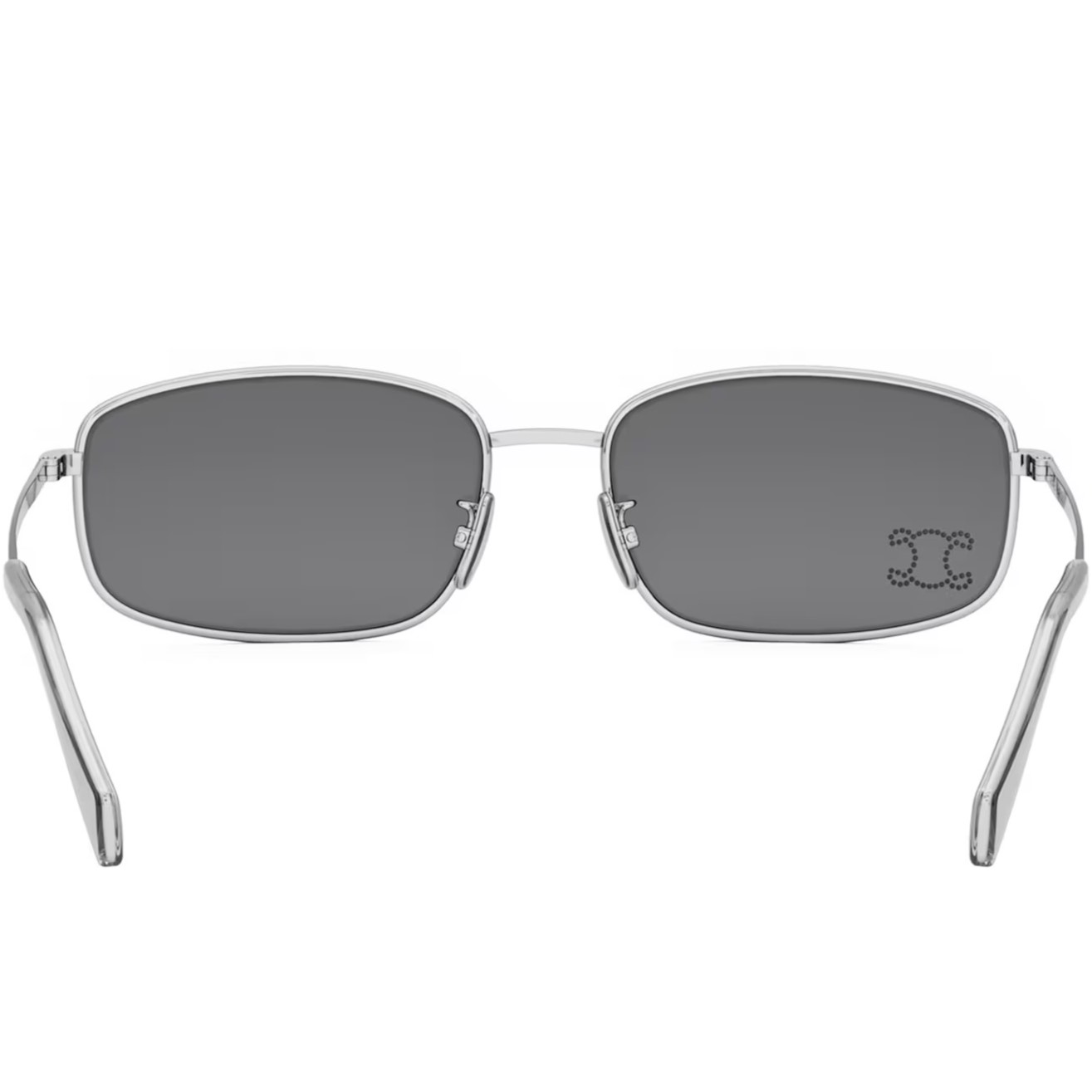 Kính Celine Triomphe Shiny Palladium Smoke CL40285U 4