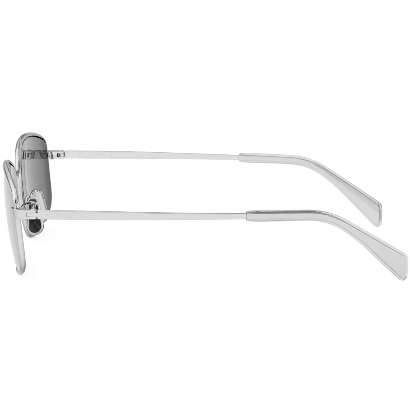 Kính Celine Triomphe Shiny Palladium Smoke CL40285U 12