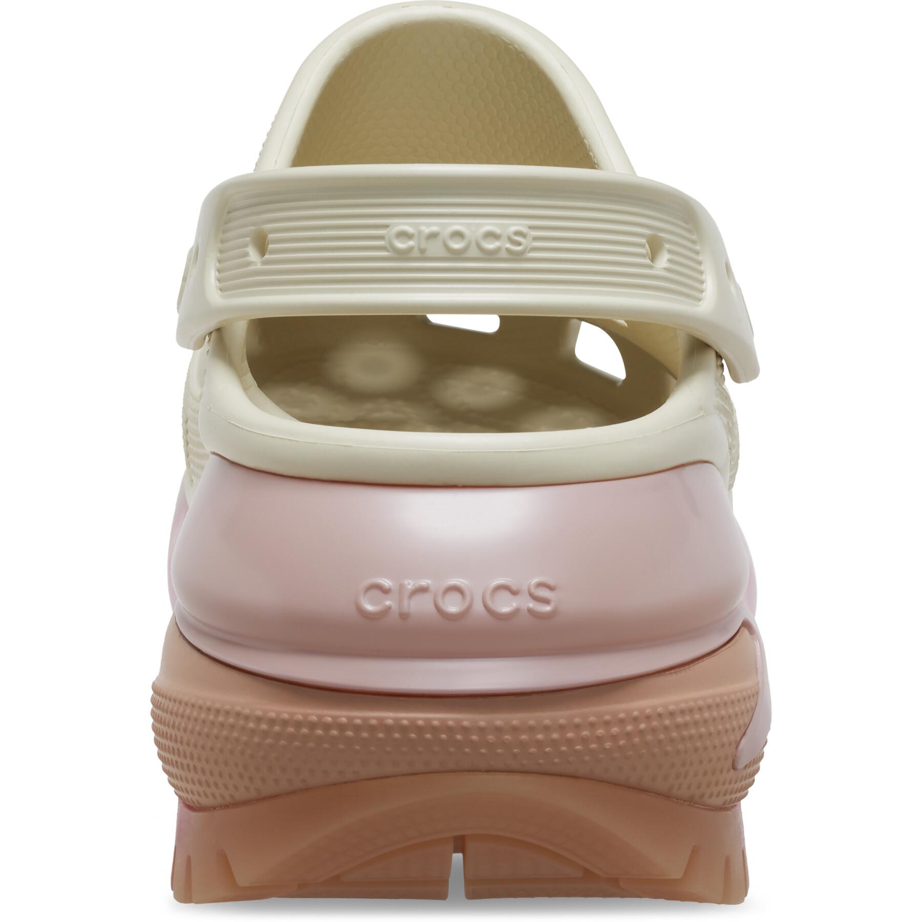 Giày sục Crocs có quai Classic Mega Crush Colordip Clog Bone Multi 6