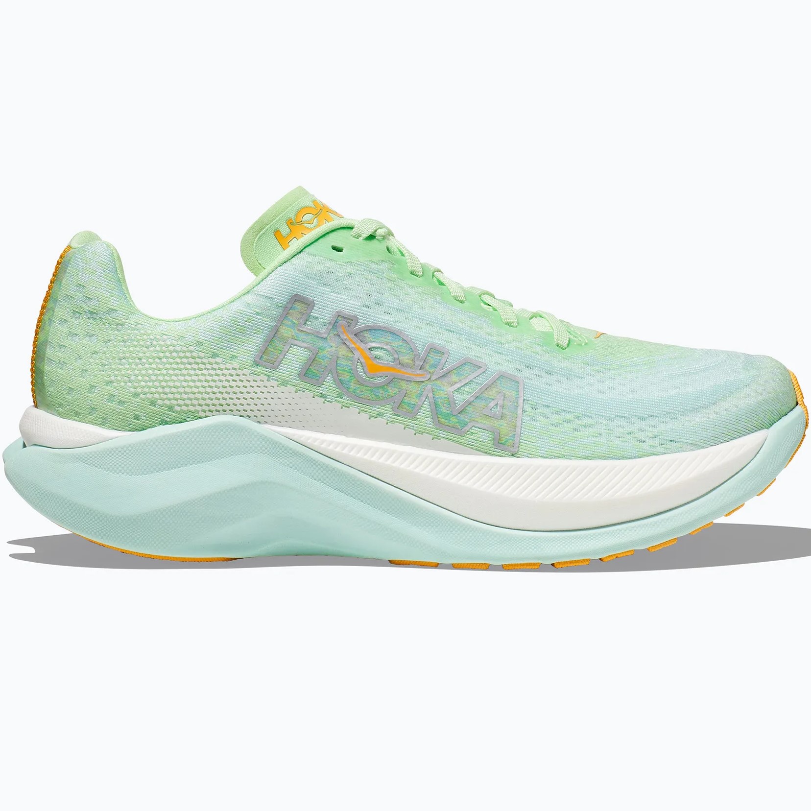 GIÀY THỂ THAO HOKA NỮ MACH X LIME GLOW SUNLIT OCEAN WOMEN ROAD RUNNING SHOES 1141451-LGSO 5