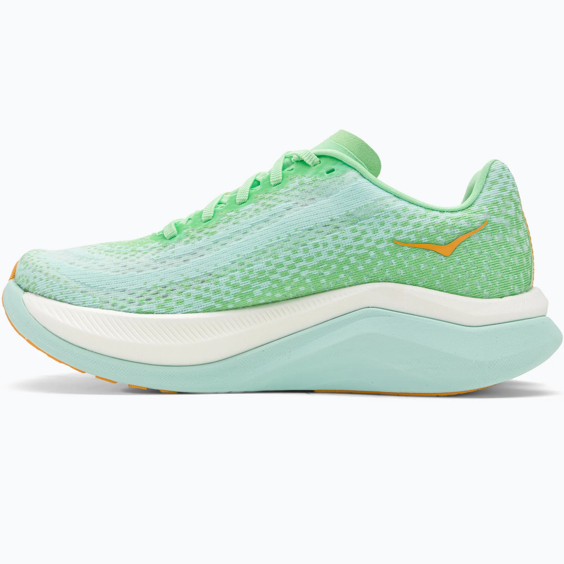GIÀY THỂ THAO HOKA NỮ MACH X LIME GLOW SUNLIT OCEAN WOMEN ROAD RUNNING SHOES 1141451-LGSO 2