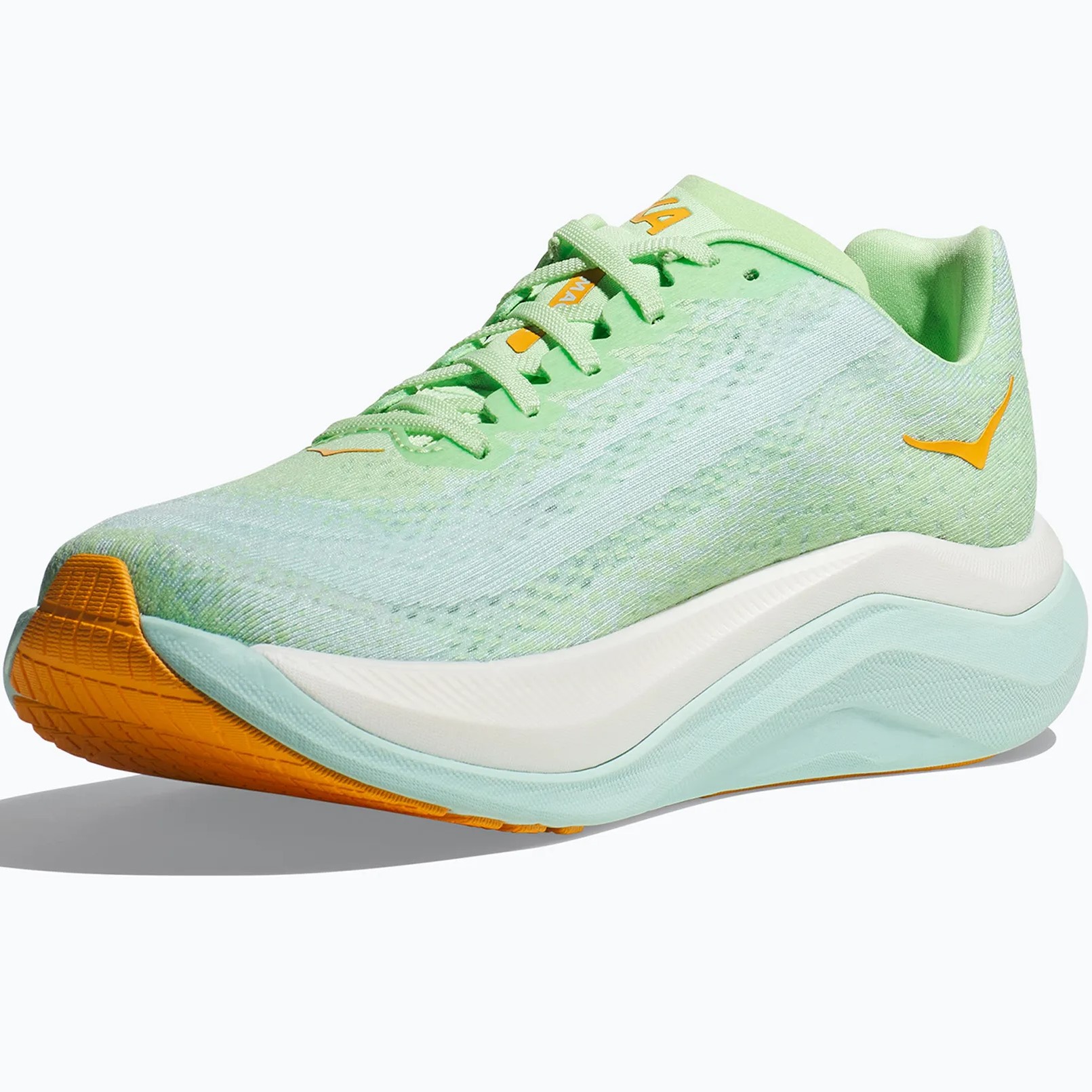 GIÀY THỂ THAO HOKA NỮ MACH X LIME GLOW SUNLIT OCEAN WOMEN ROAD RUNNING SHOES 1141451-LGSO 13