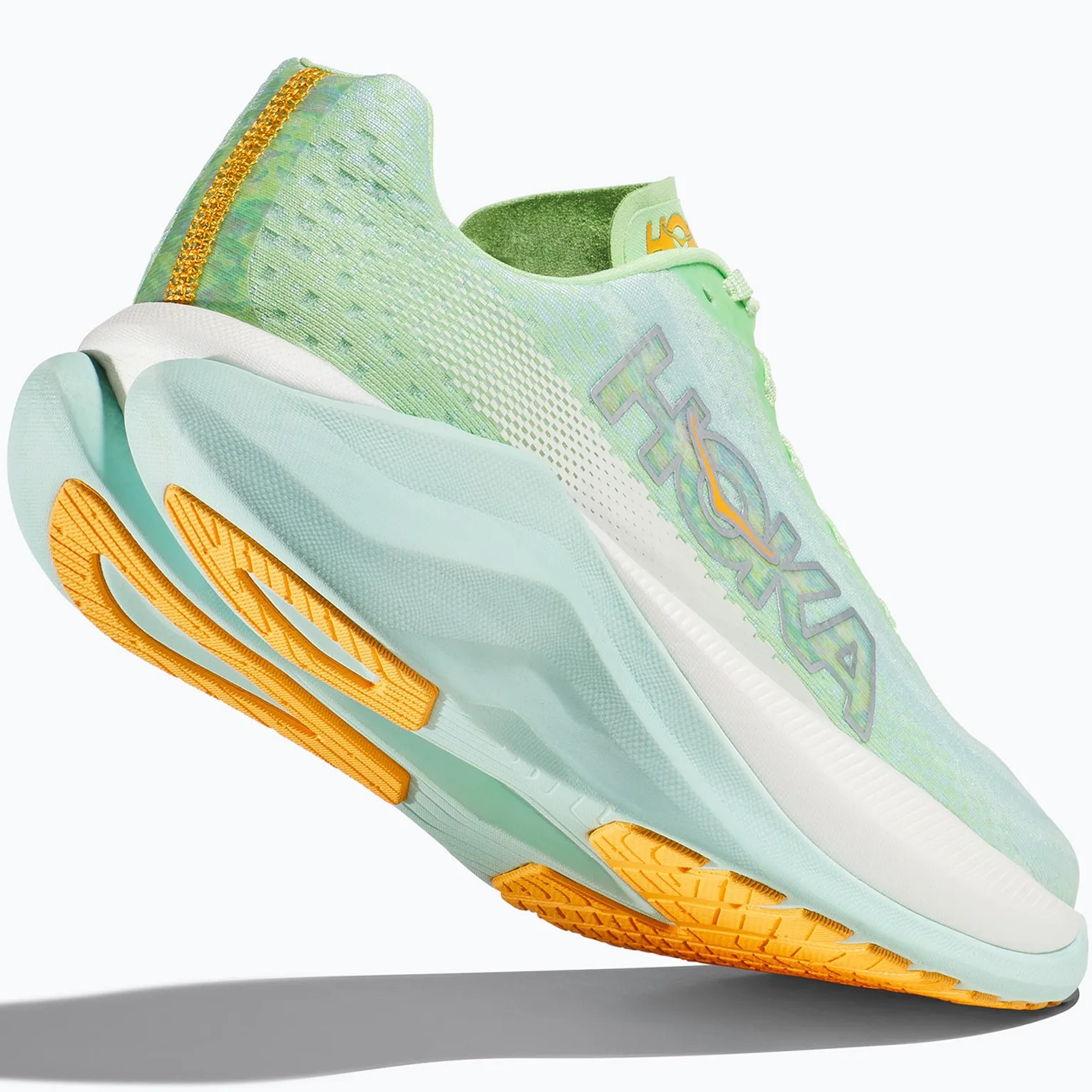 GIÀY THỂ THAO HOKA NỮ MACH X LIME GLOW SUNLIT OCEAN WOMEN ROAD RUNNING SHOES 1141451-LGSO 15