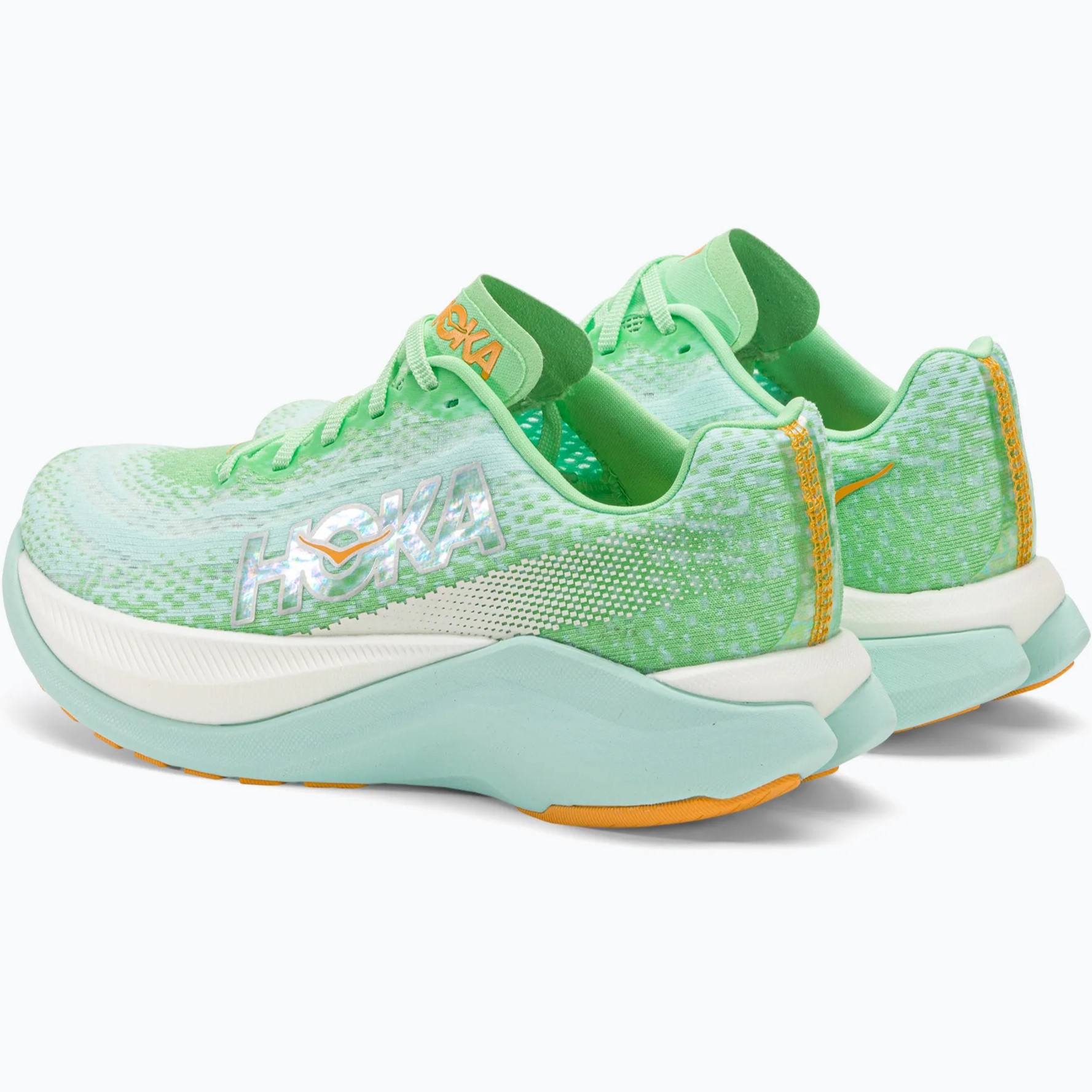 GIÀY THỂ THAO HOKA NỮ MACH X LIME GLOW SUNLIT OCEAN WOMEN ROAD RUNNING SHOES 1141451-LGSO 17