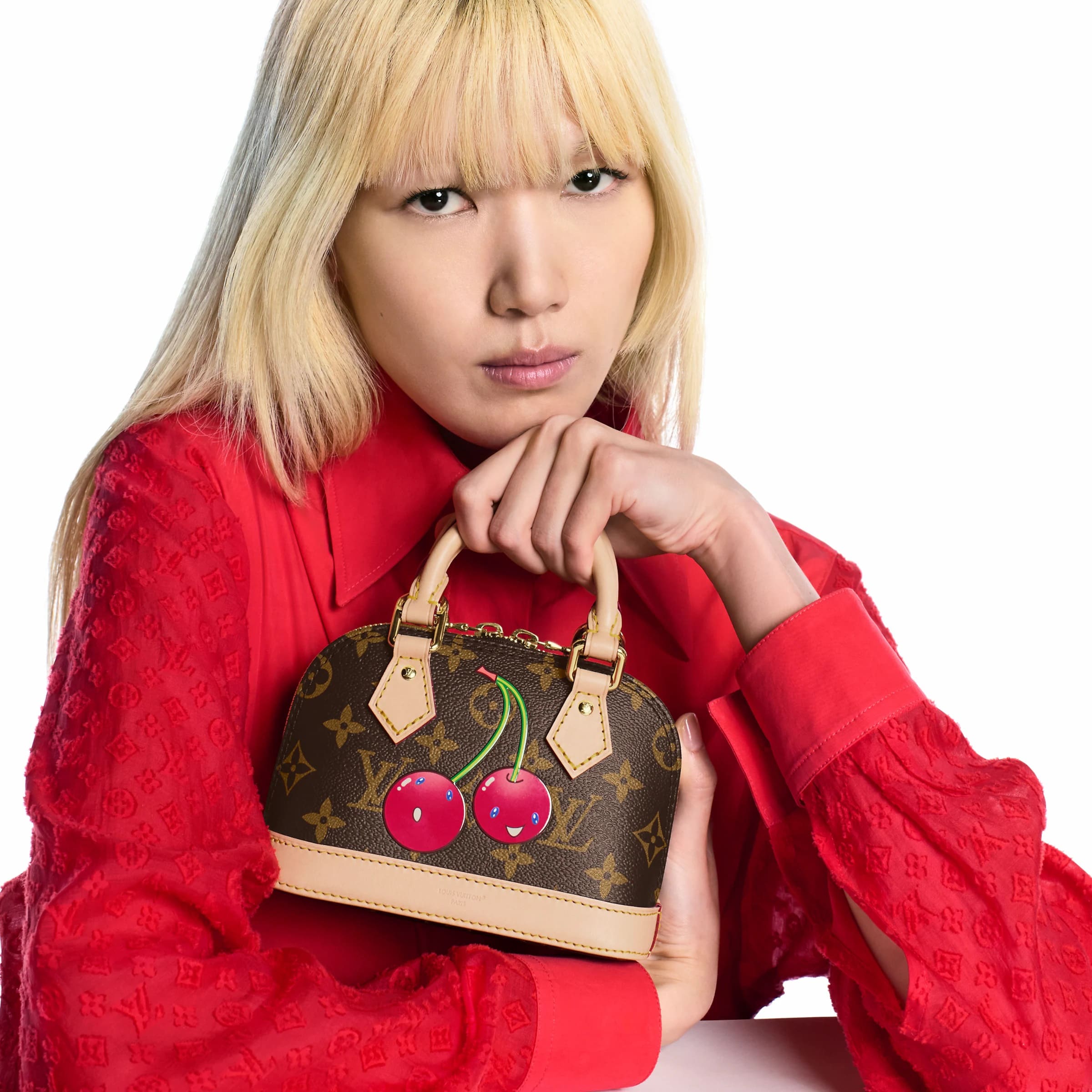 Túi xách hến Louis Vuitton LV x TM Cherry Alma Nano M13416 5