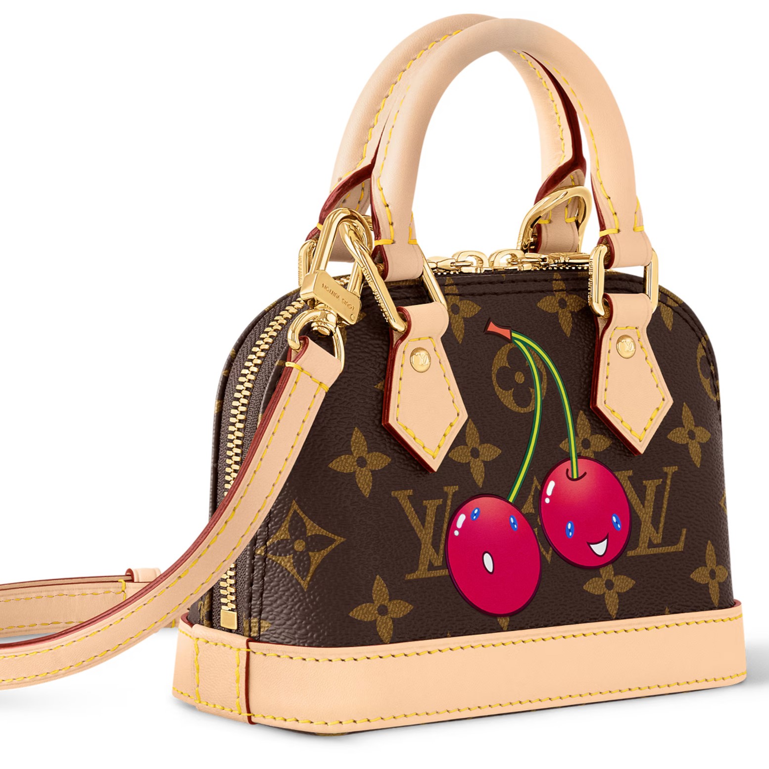 Túi xách hến Louis Vuitton LV x TM Cherry Alma Nano M13416 9