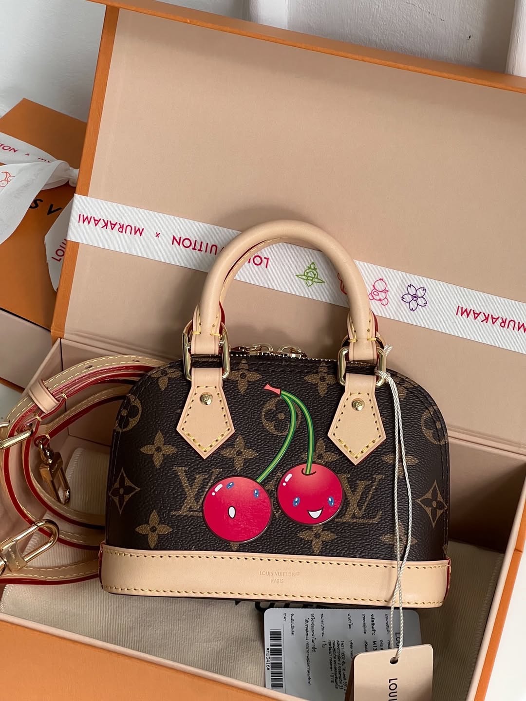 Túi xách hến Louis Vuitton LV x TM Cherry Alma Nano M13416 11