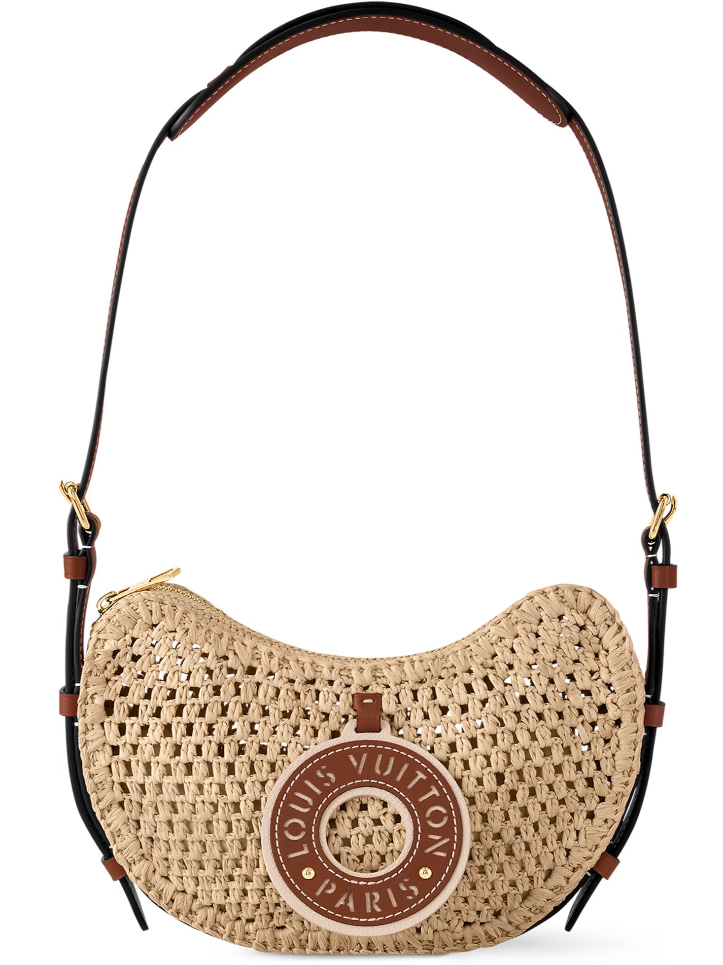 Túi đeo chéo cói LV Louis Vuitton By The Pool Croissant MM 3