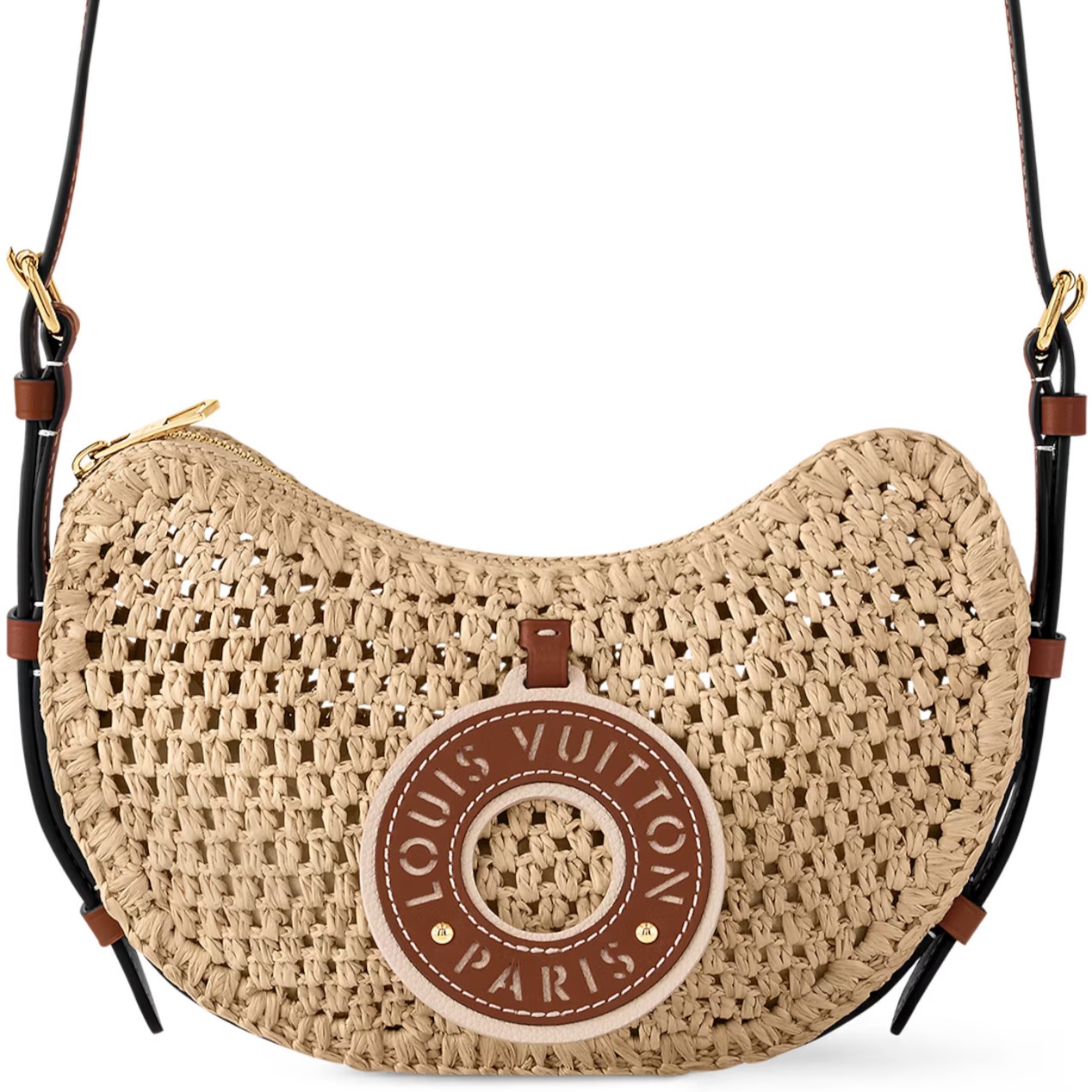 Túi đeo chéo cói LV Louis Vuitton By The Pool Croissant MM 4
