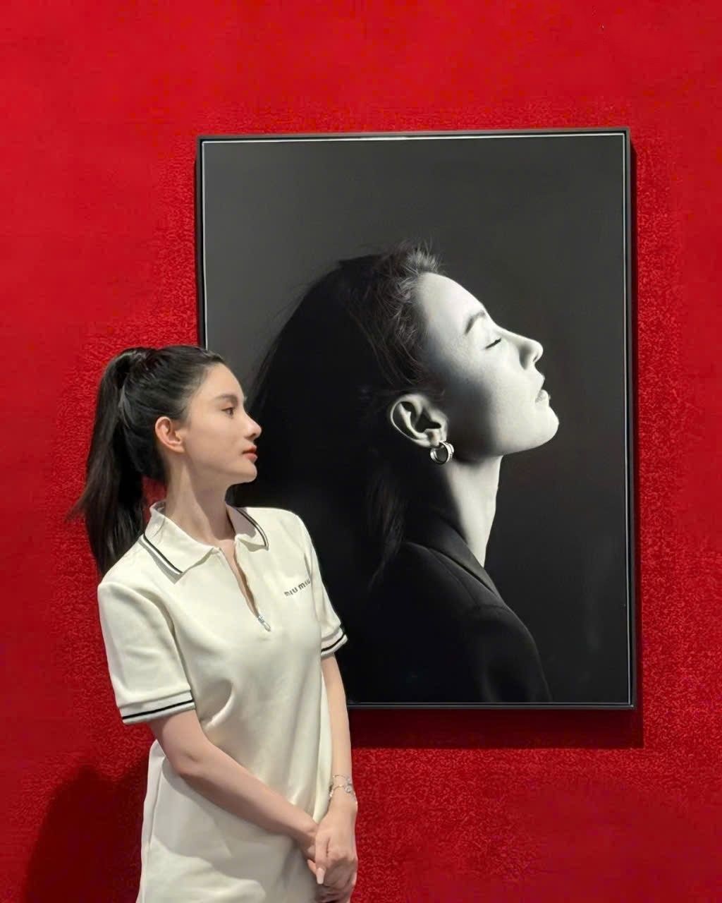 Đầm thun trắng suông thời trang Miu miu 7