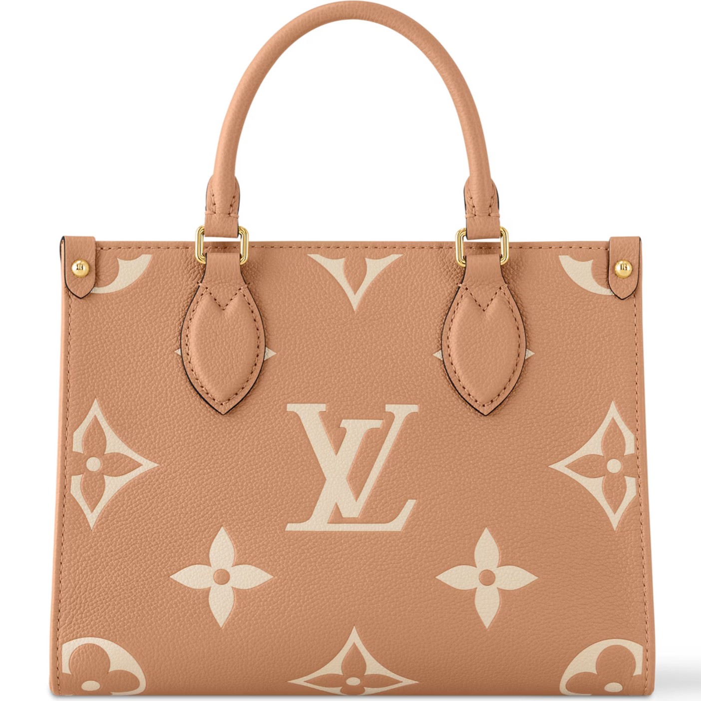 Túi đeo chéo Louis Vuitton OnTheGo PM Arizona Crème Bicolour Monogram Empreinte Leather 5