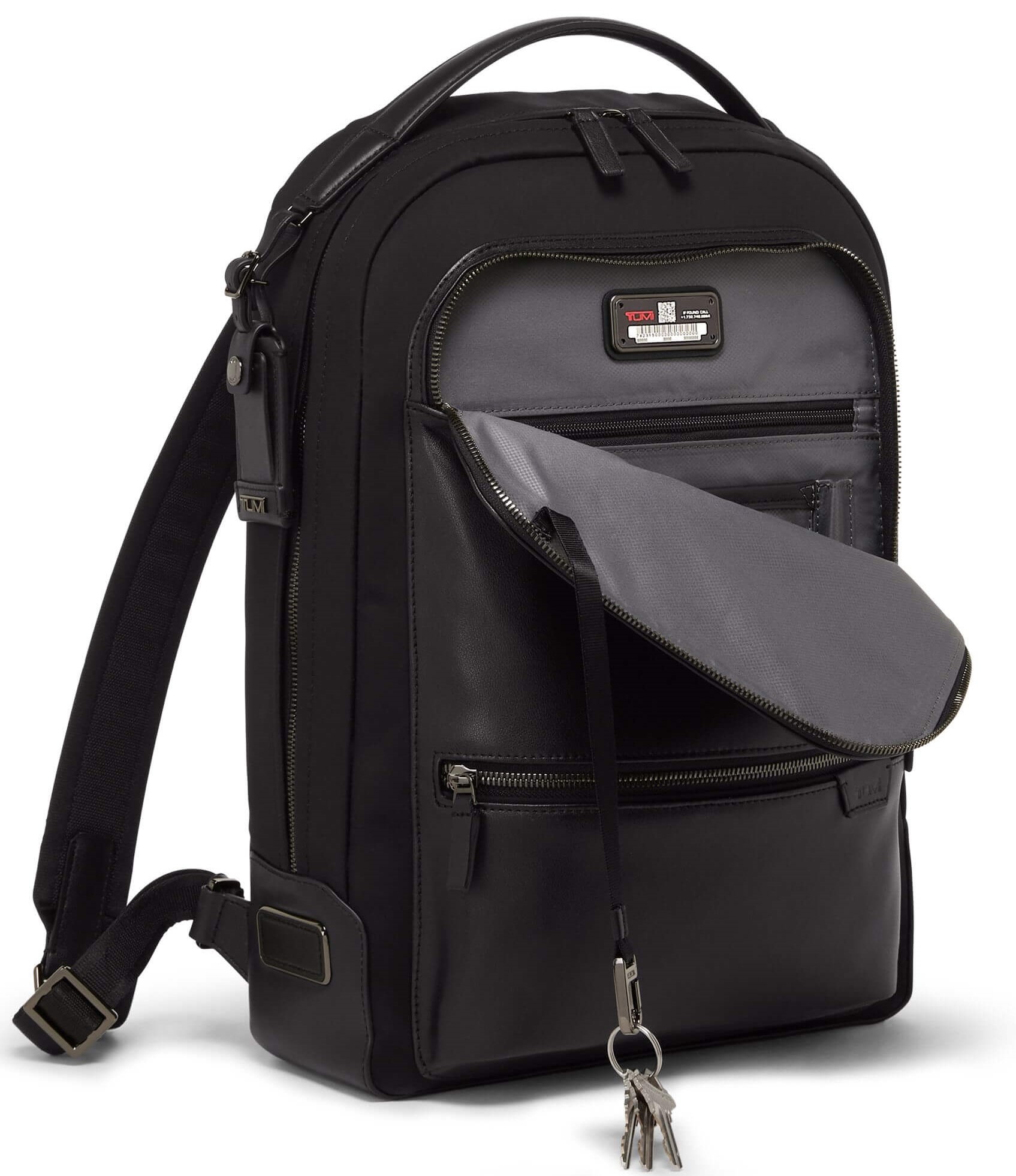 Ba lô da laptop công sở Tumi Harrison Bradner Backpack Black 144562-1050 3