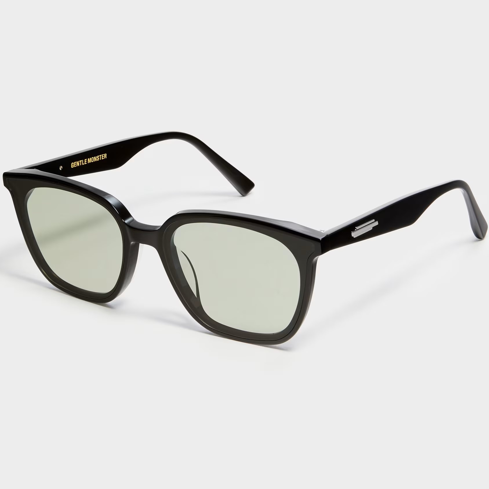 Kính mát Gentle Monster Lilit 01(K) Green Tinted Lenses Square Acetate Flatbar Frame 7