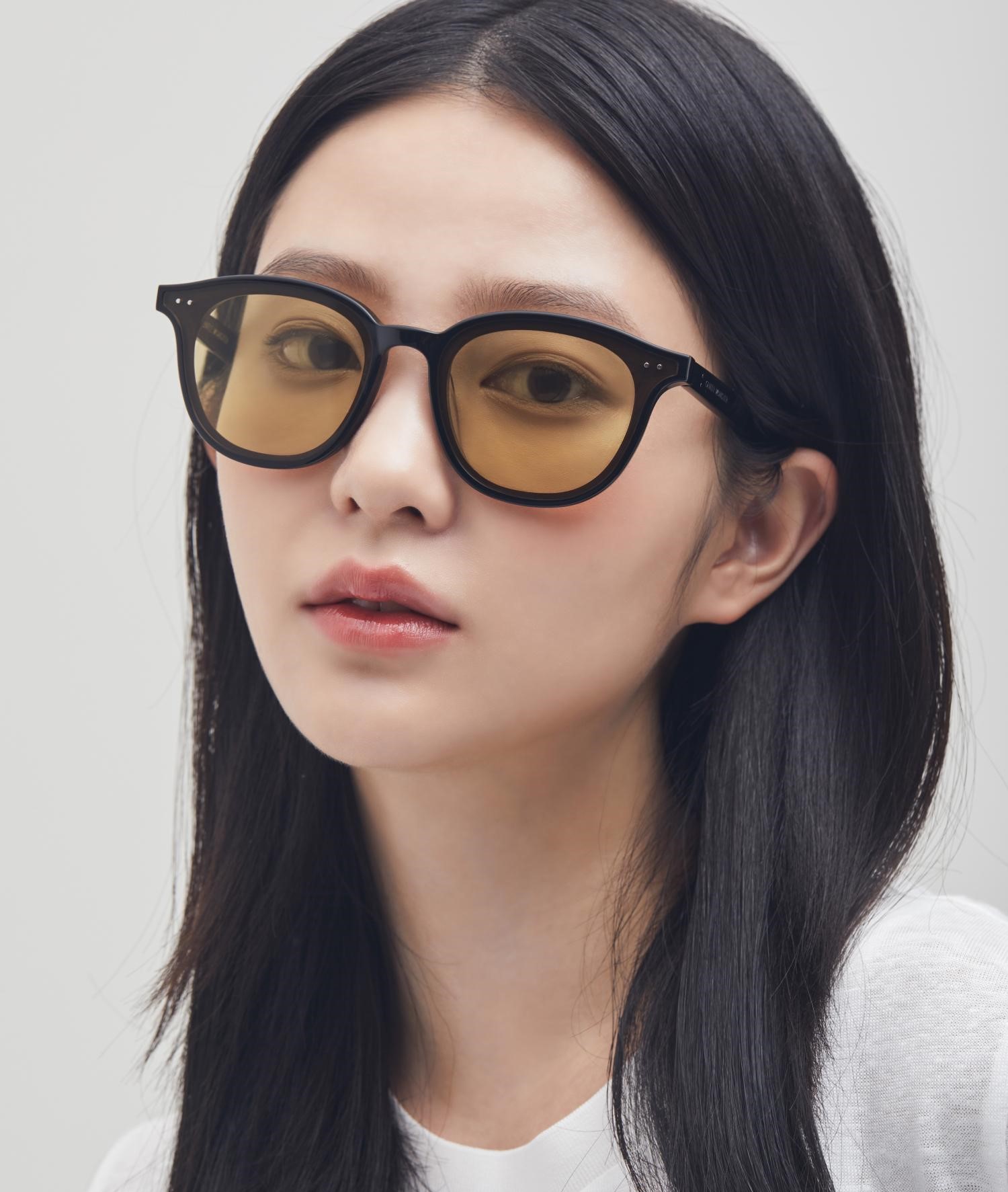 Kính mát Gentle Monster Lang 01(OR) Orange Tinted Lenses Round Acetate Frame 4
