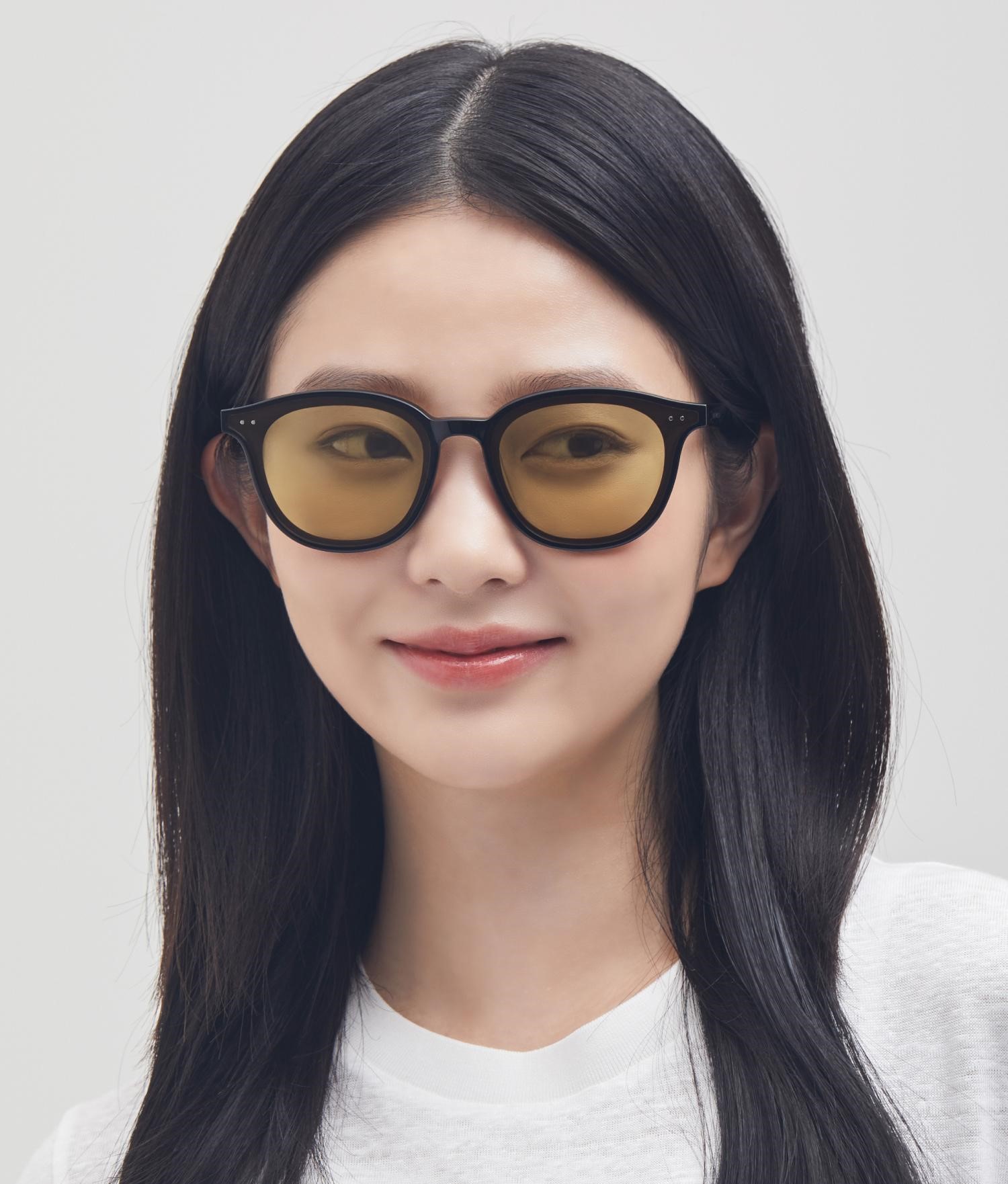 Kính mát Gentle Monster Lang 01(OR) Orange Tinted Lenses Round Acetate Frame 7
