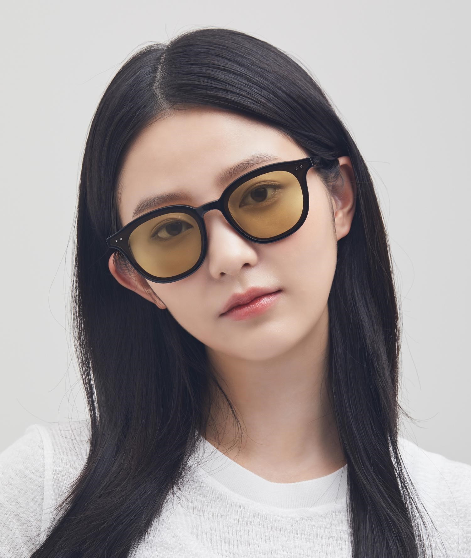 Kính mát Gentle Monster Lang 01(OR) Orange Tinted Lenses Round Acetate Frame 11
